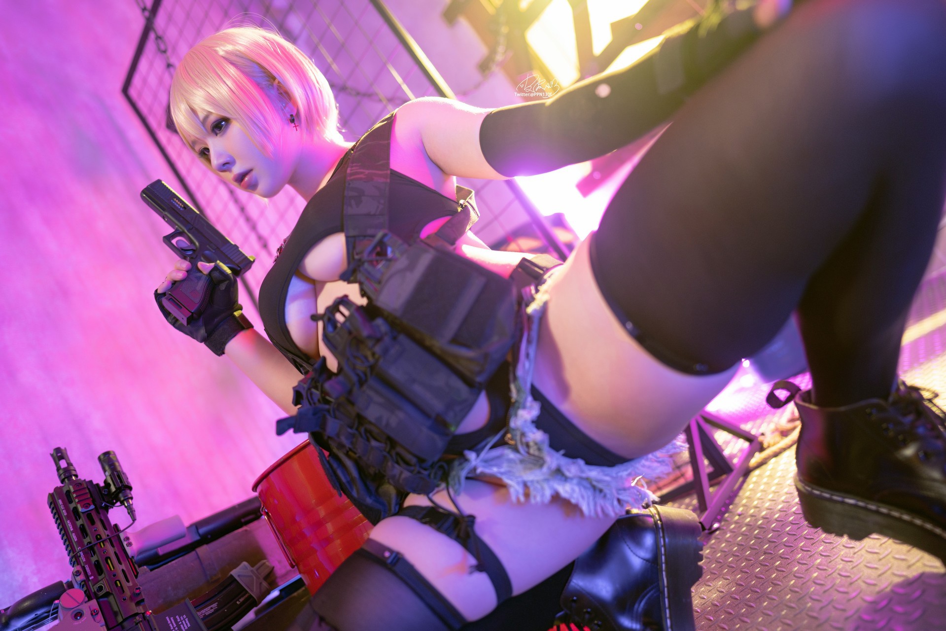 Cosplay 皮皮奶可可爱了啦 战术背心 21