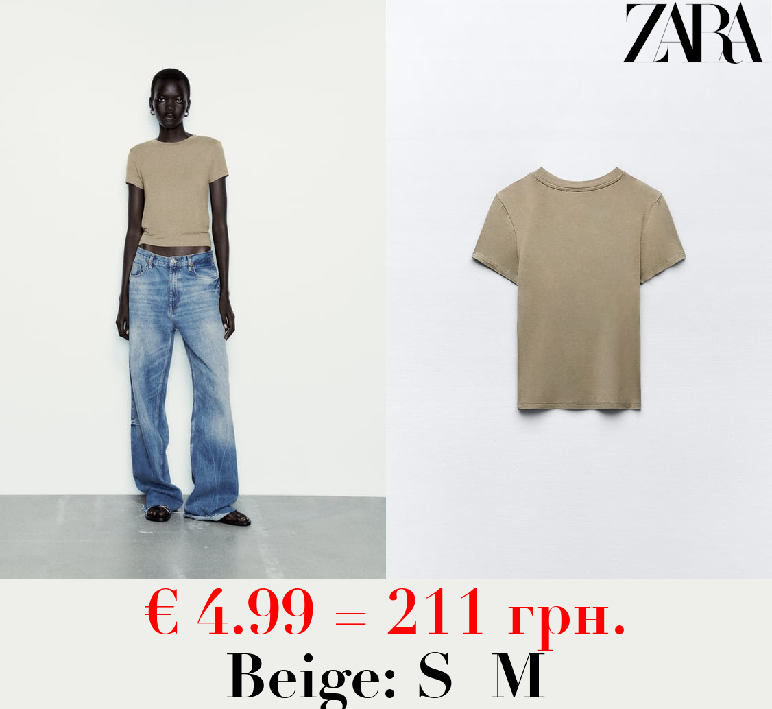SHORT SLEEVE LYOCELL T-SHIRT