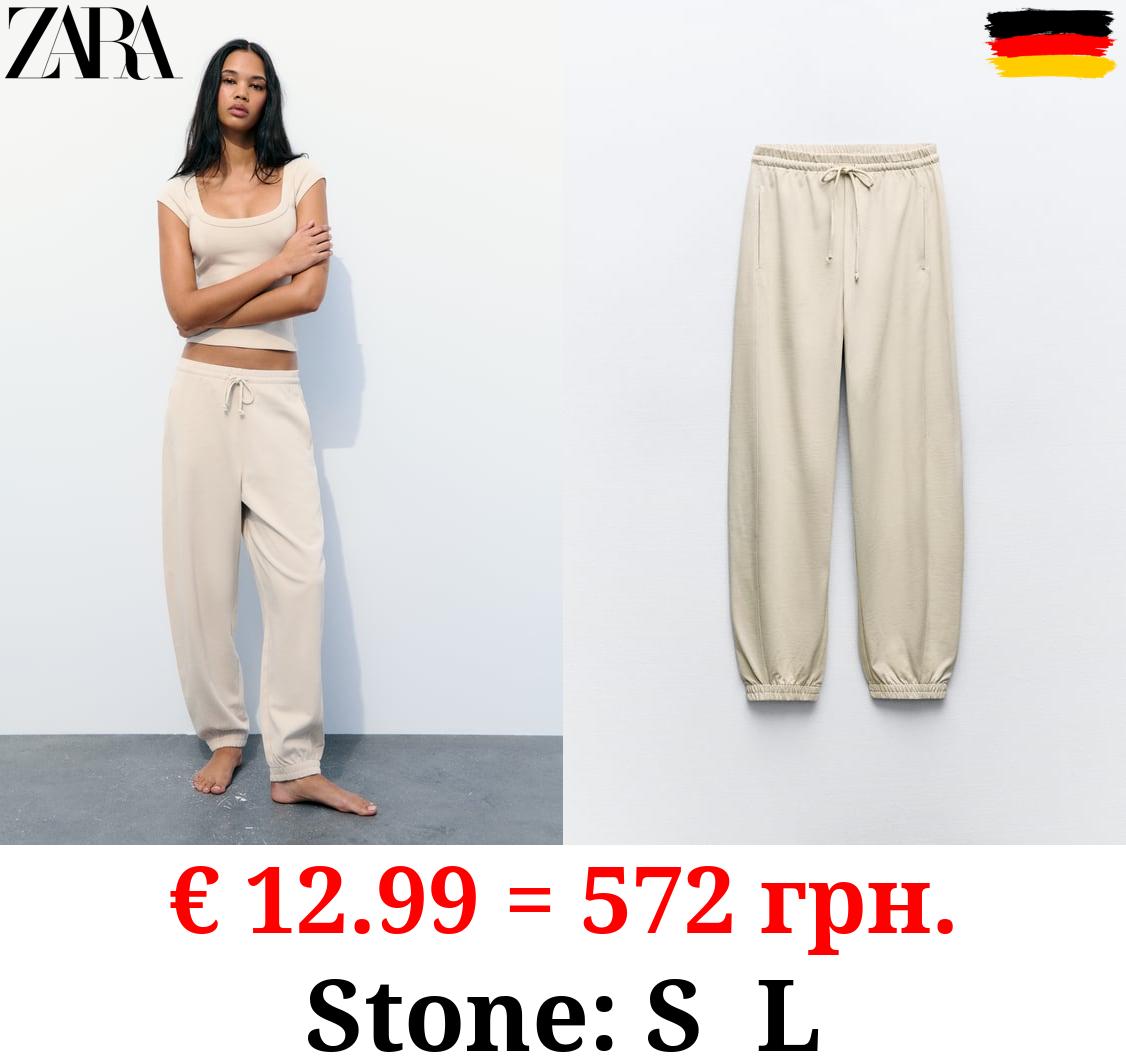 HEAVY COTTON JOGGER TROUSERS