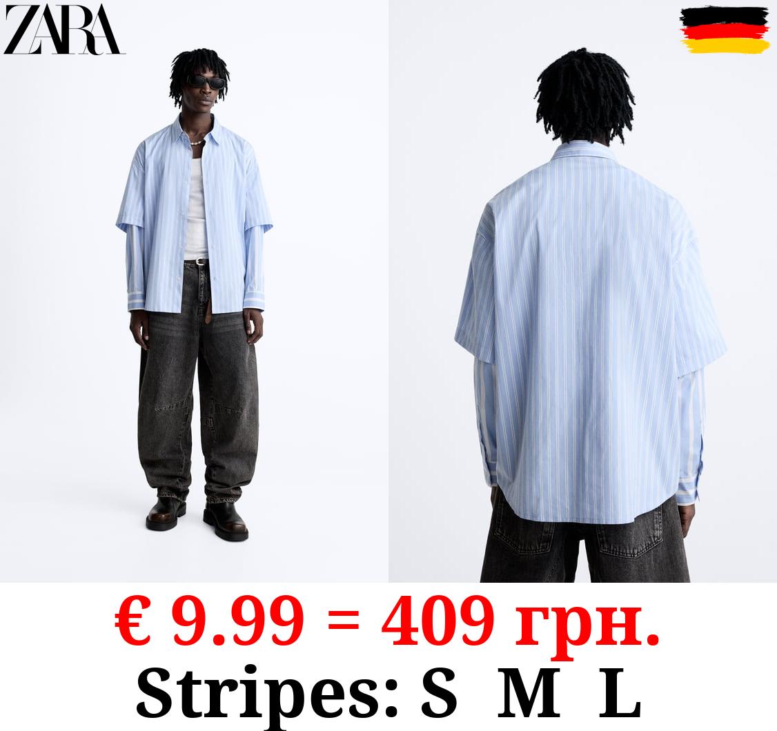 CONTRAST STRIPED SHIRT