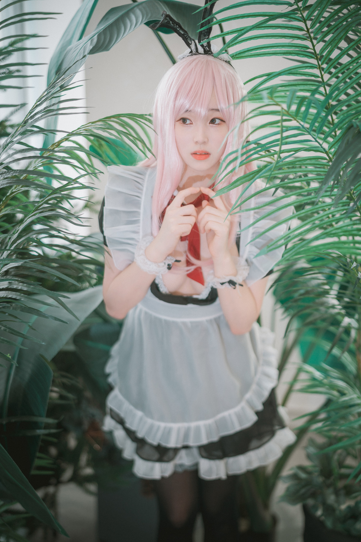 Bambi 밤비, [DJAWA] Sheer Bunny Maid 28