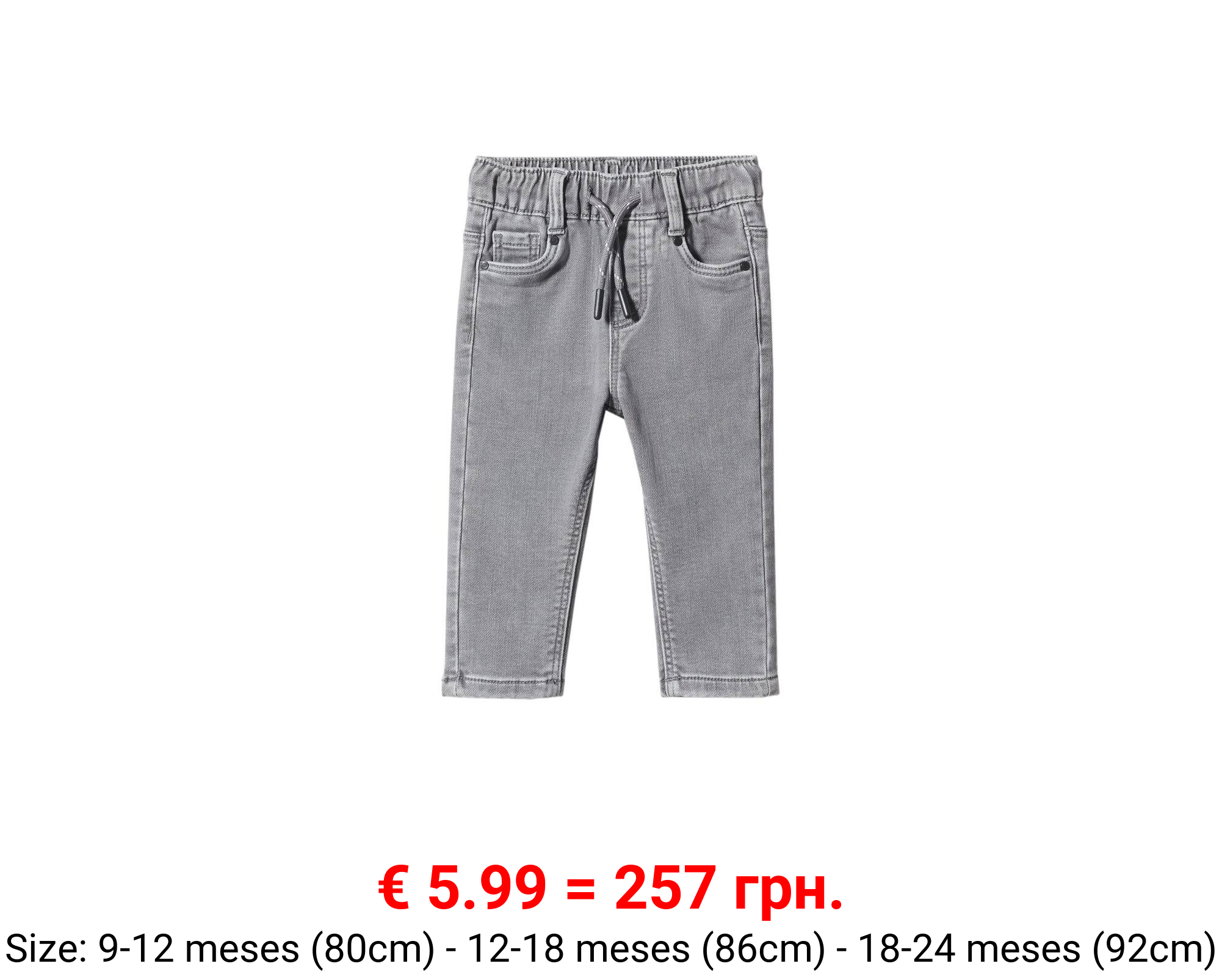 Jeans cintura elástica