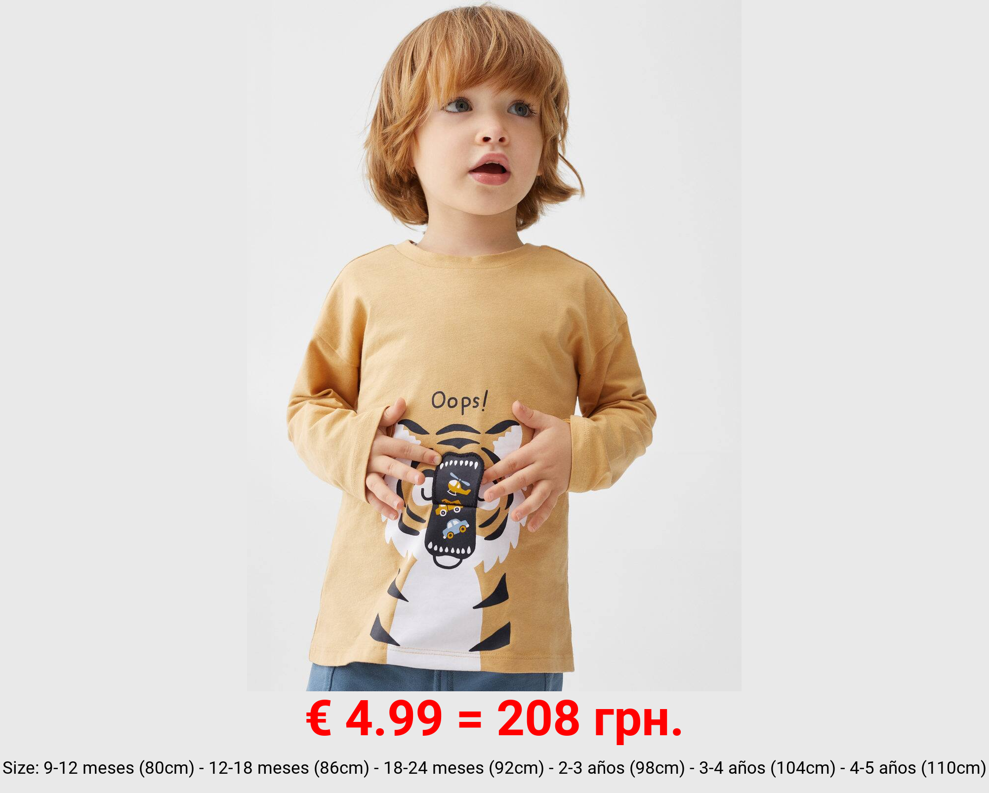 Camiseta manga larga animada