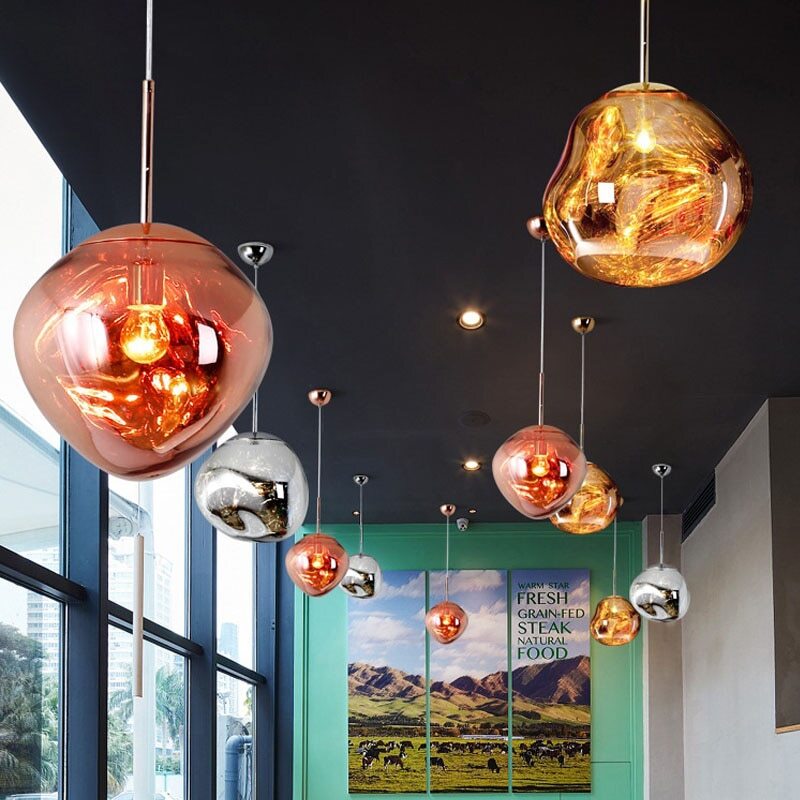 SuperDeals - AliExpress - 33000674202 - Modern Tom Lava LED Pendant Lamps  Glass Ball Hanging Lamp Pendant Lights Lighting Art Bedroom Bar Living Room  Led Fixtures – Telegraph