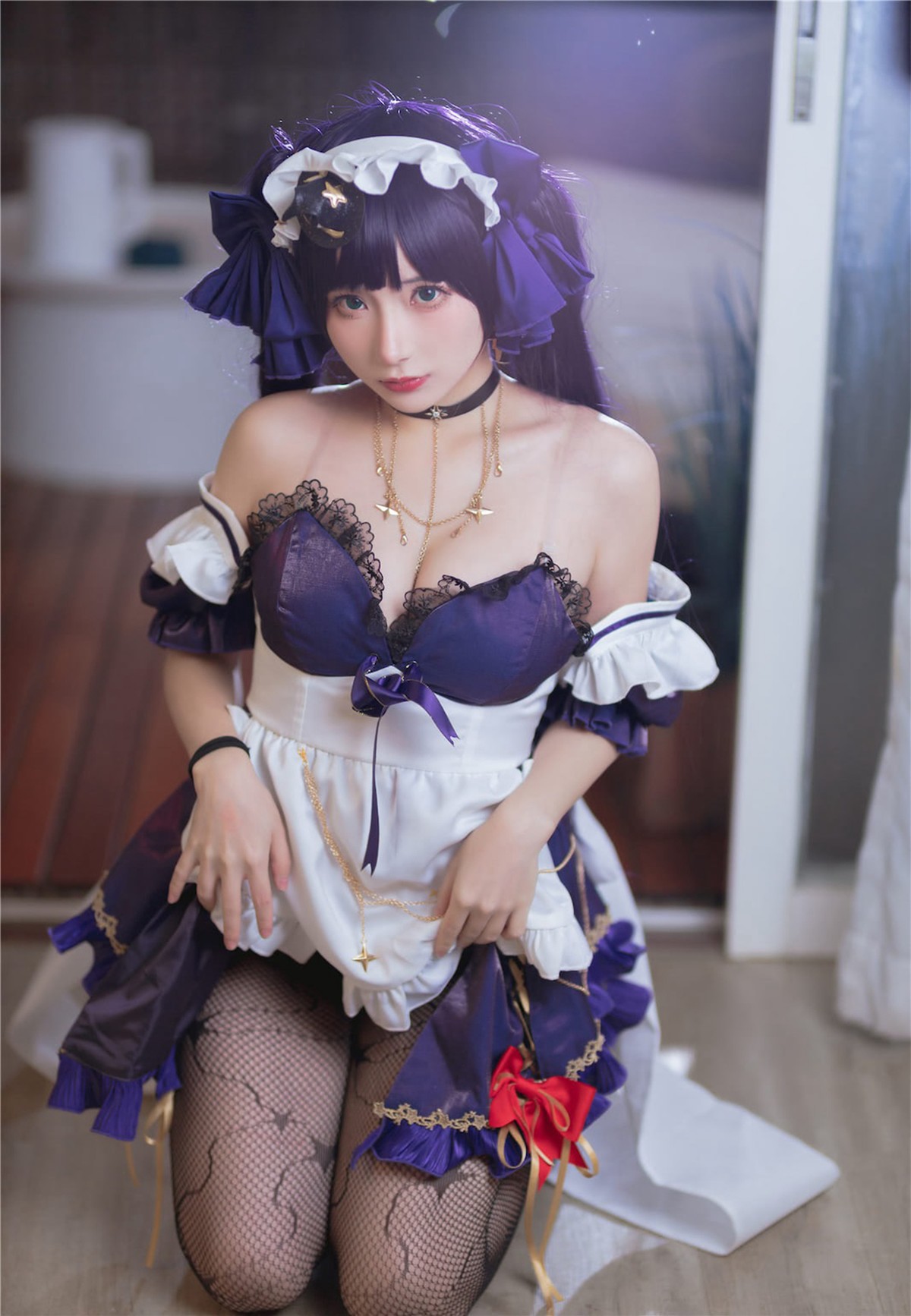 Cosplay 是三不是世 原神莫娜女仆 2