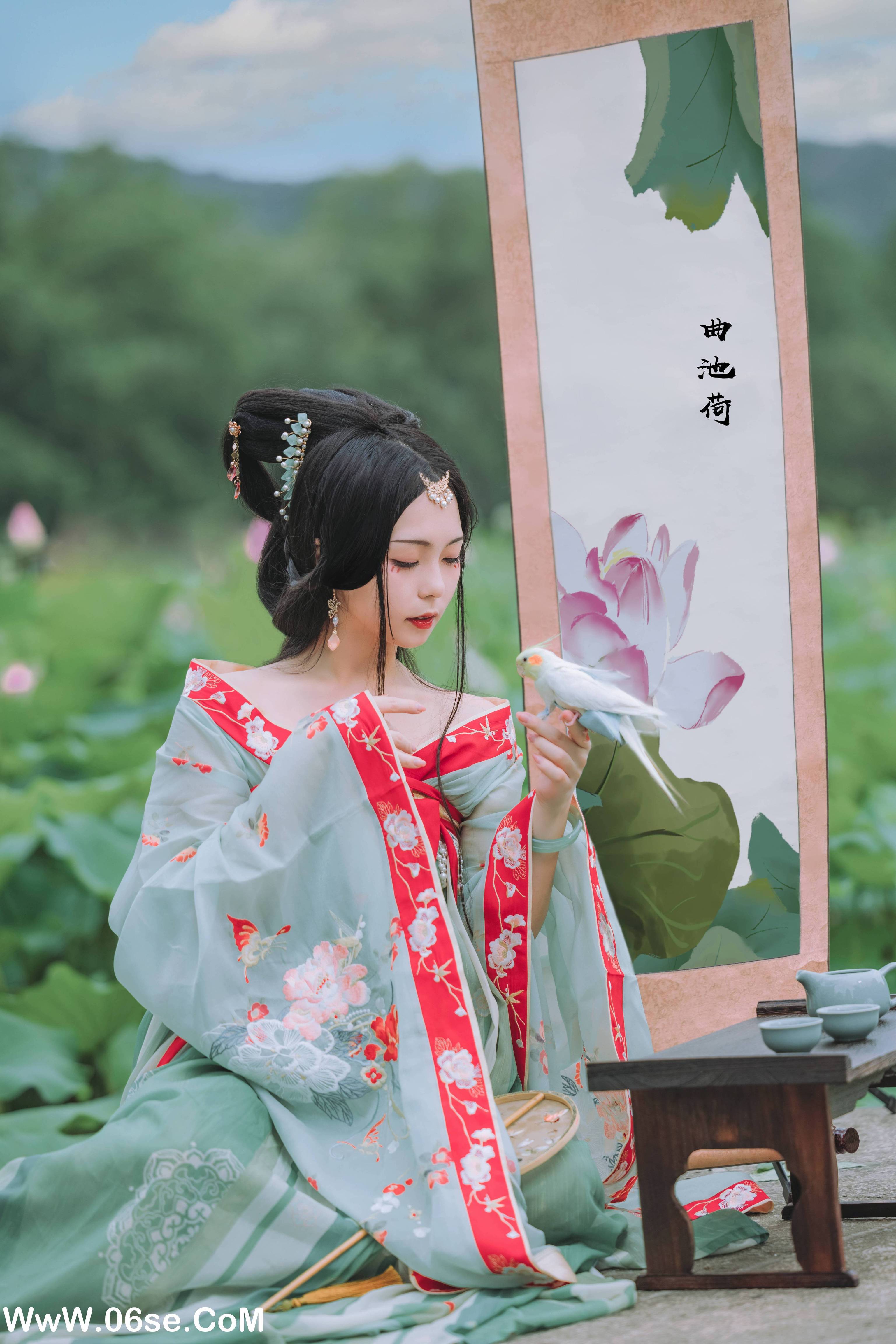 图片[6]-[YITUYU艺图语]2022.08.13 风荷举 阡墨红尘[21+1P／345MB]-六色网