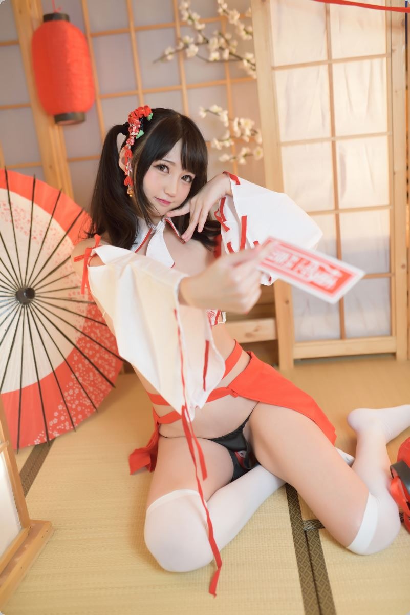 [Cos]魔物喵 - 巫女[53P] 8