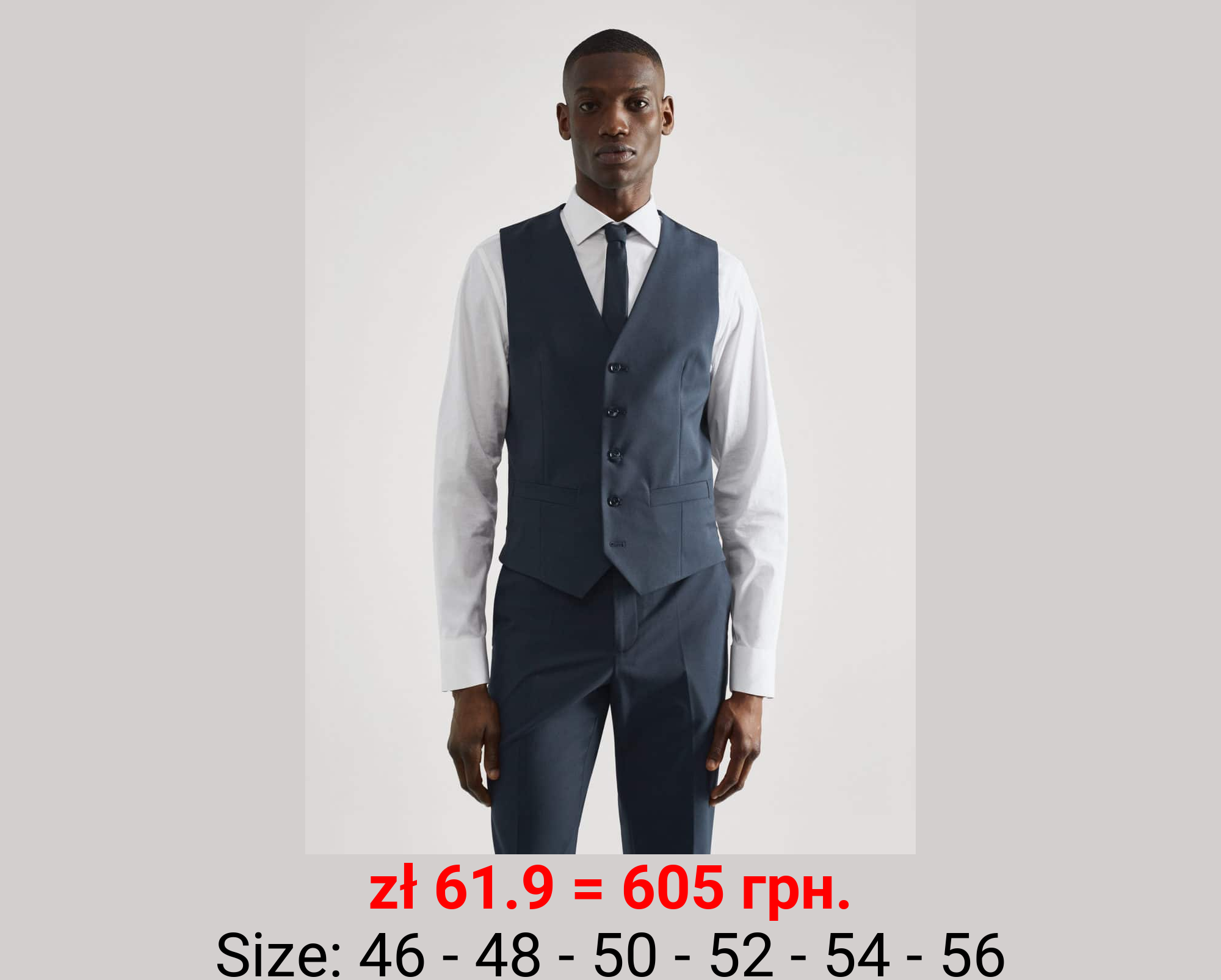 Chaleco traje slim fit