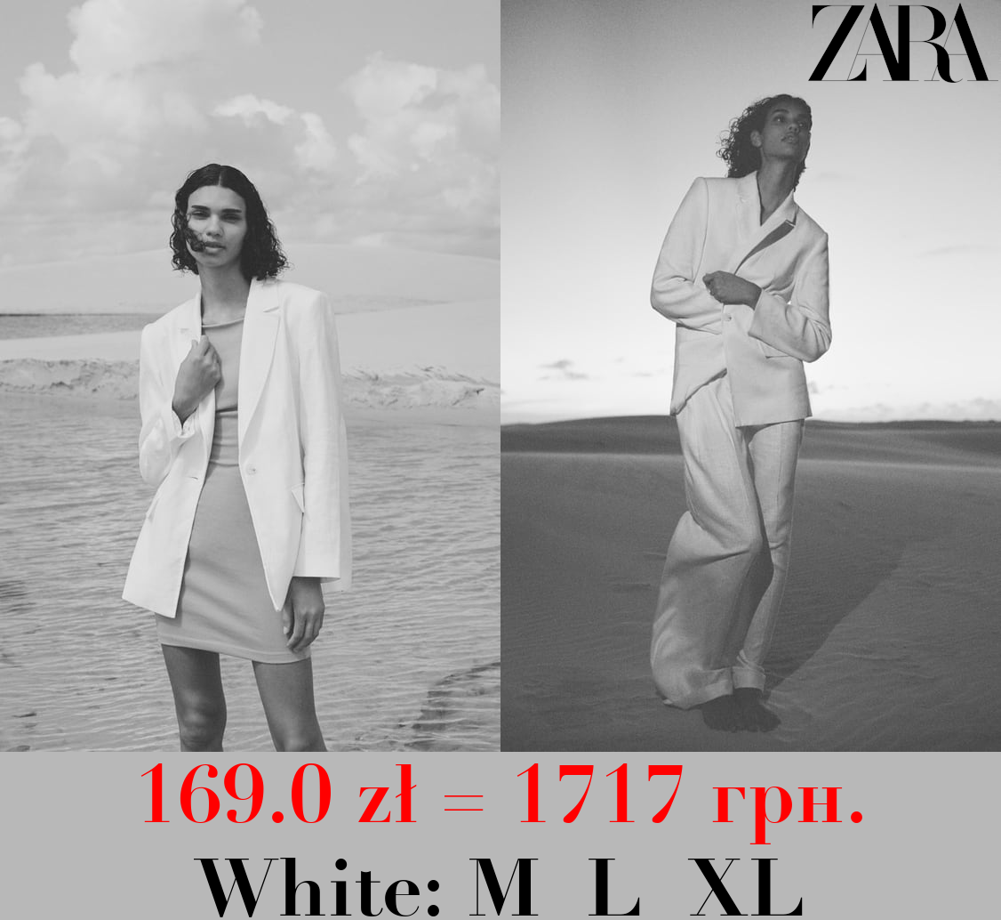 RUSTIC BLAZER WITH PADDED SHOULDERS