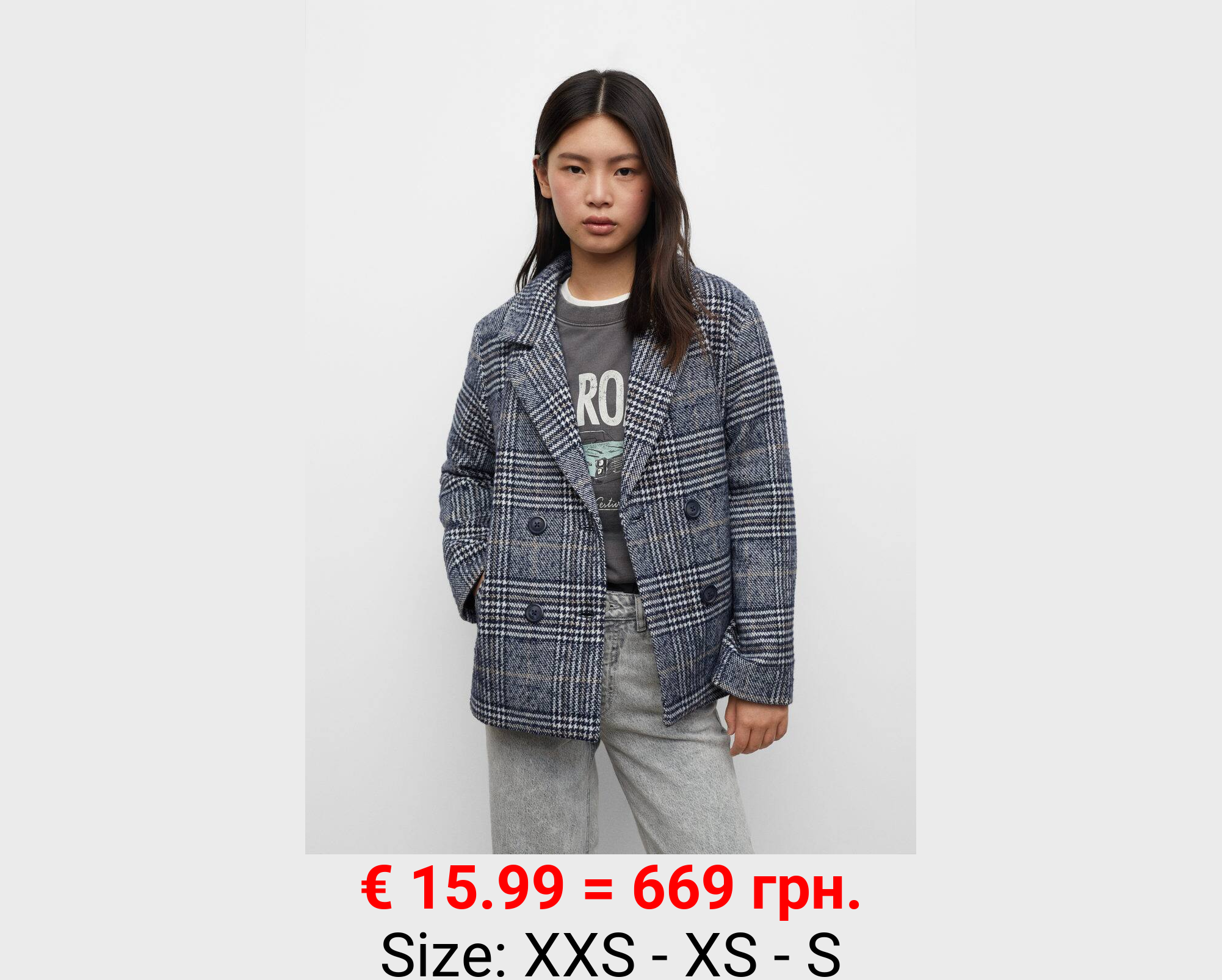 Abrigo estructurado cuadros