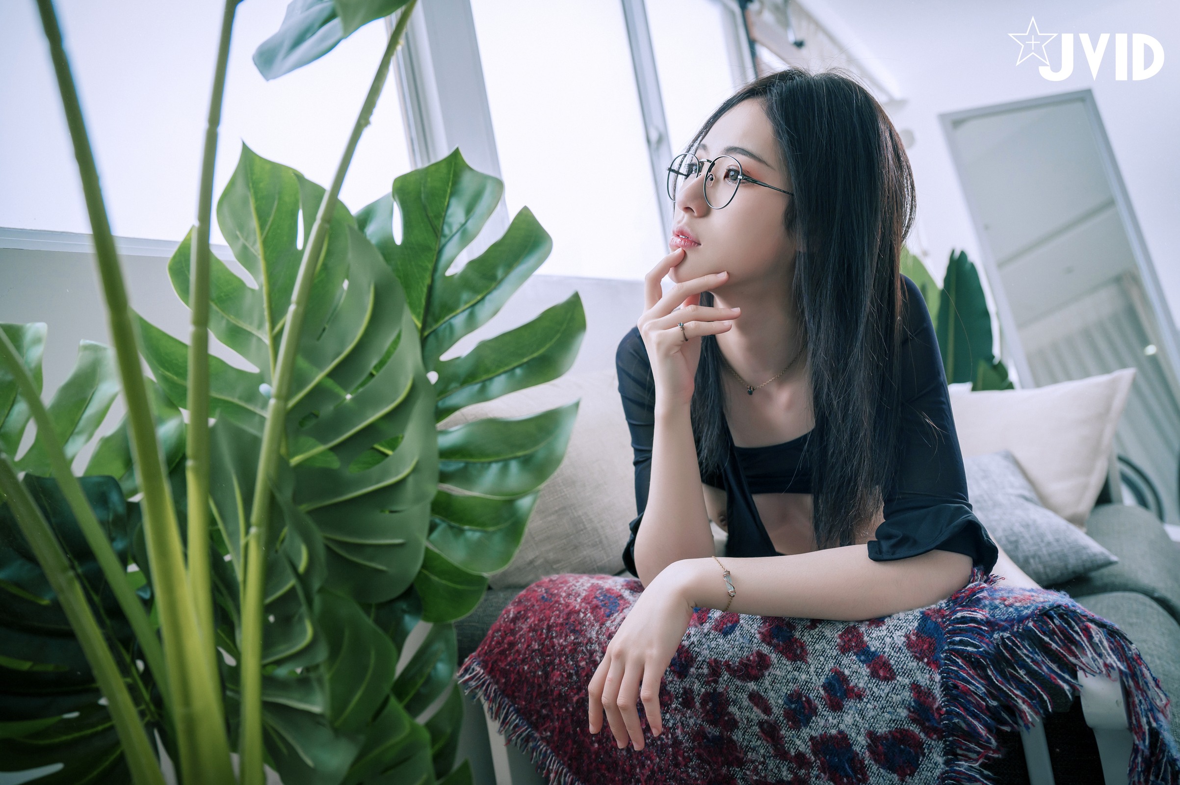JVID 阿黎 - 暗黑空姐 13