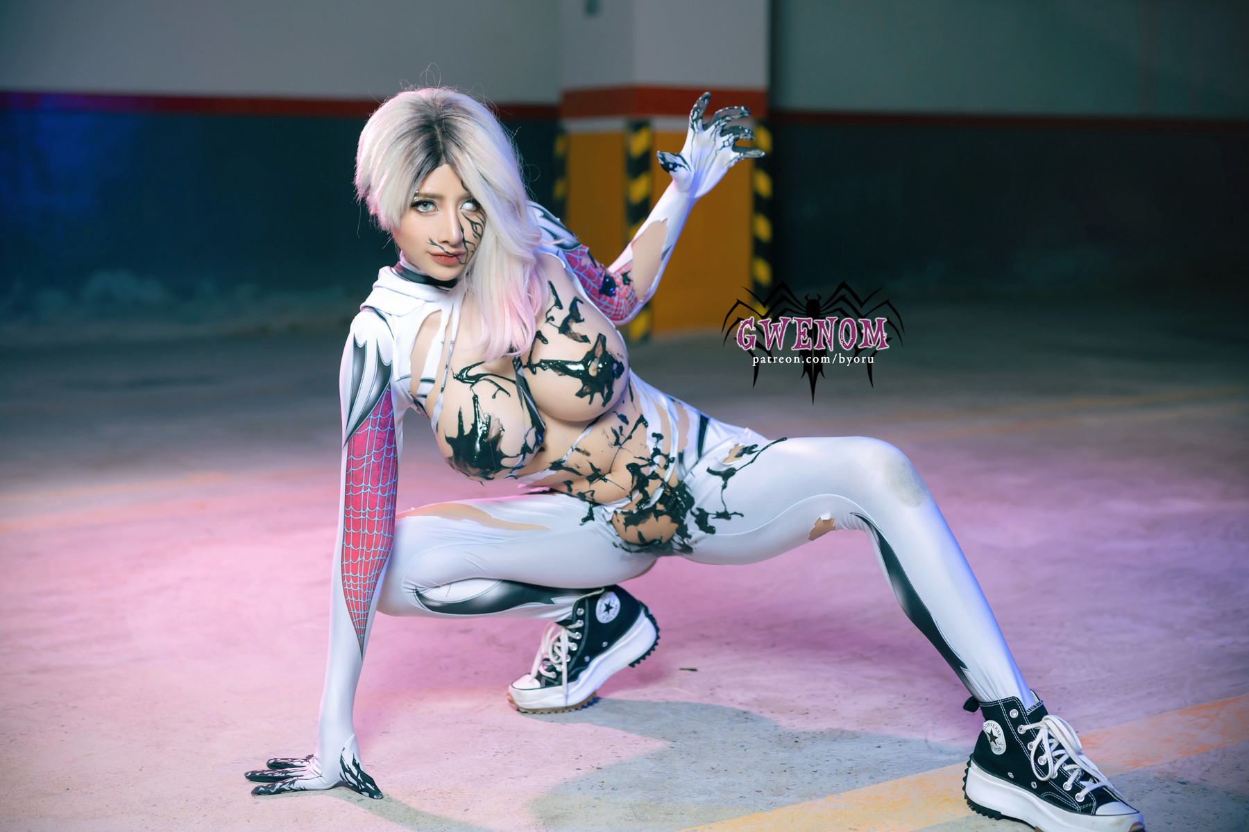 Cosplay 日本性感萝莉Byoru Anti Gwenom 33