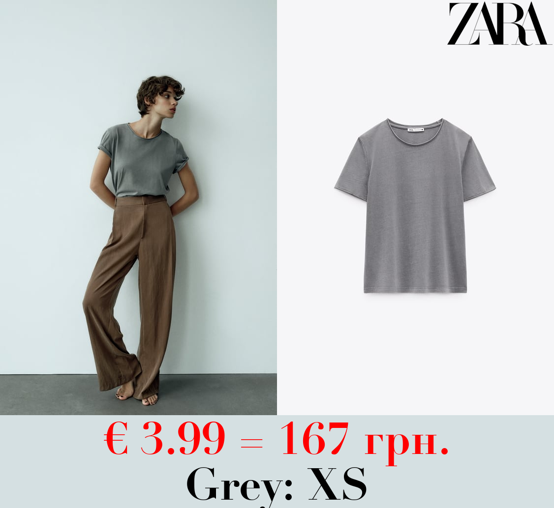 FITTED FADED T-SHIRT