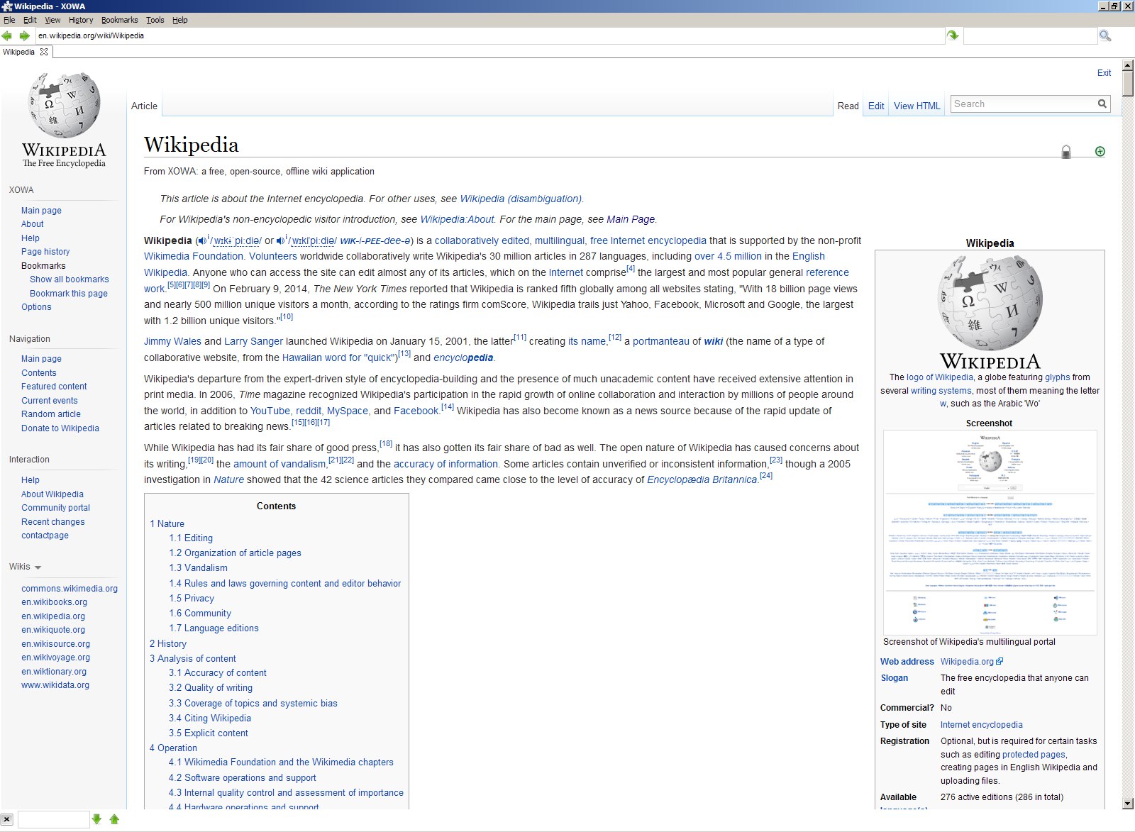 Wiki pages viewpage. Ссылка на Википедию. XOWA. Scientific article. Wikimedia как добавить в раздел.