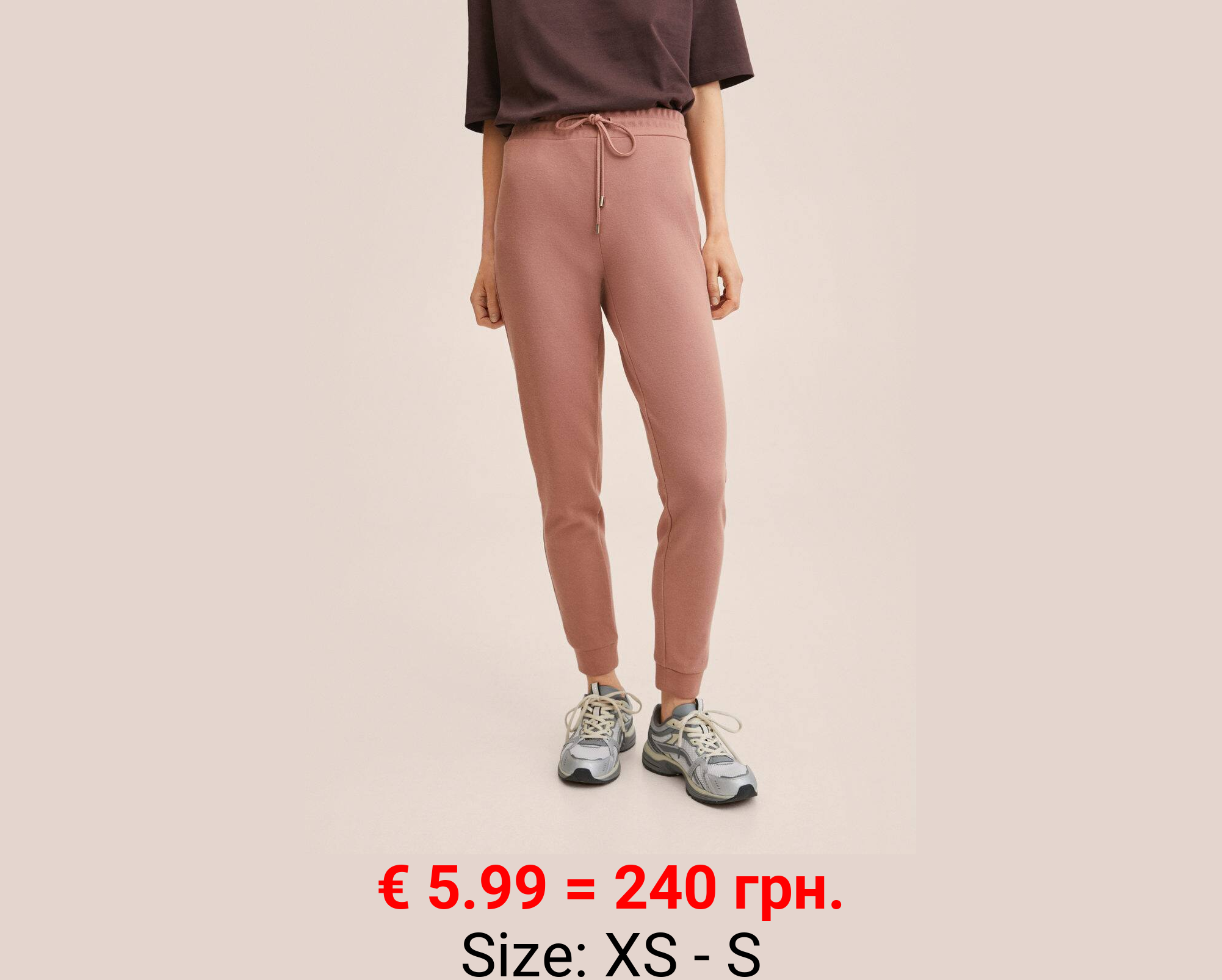 Pantalón jogger algodón