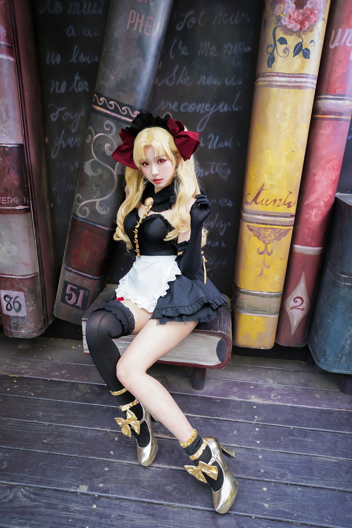 Cosplay ElyEE子 远坂凛 女仆 7