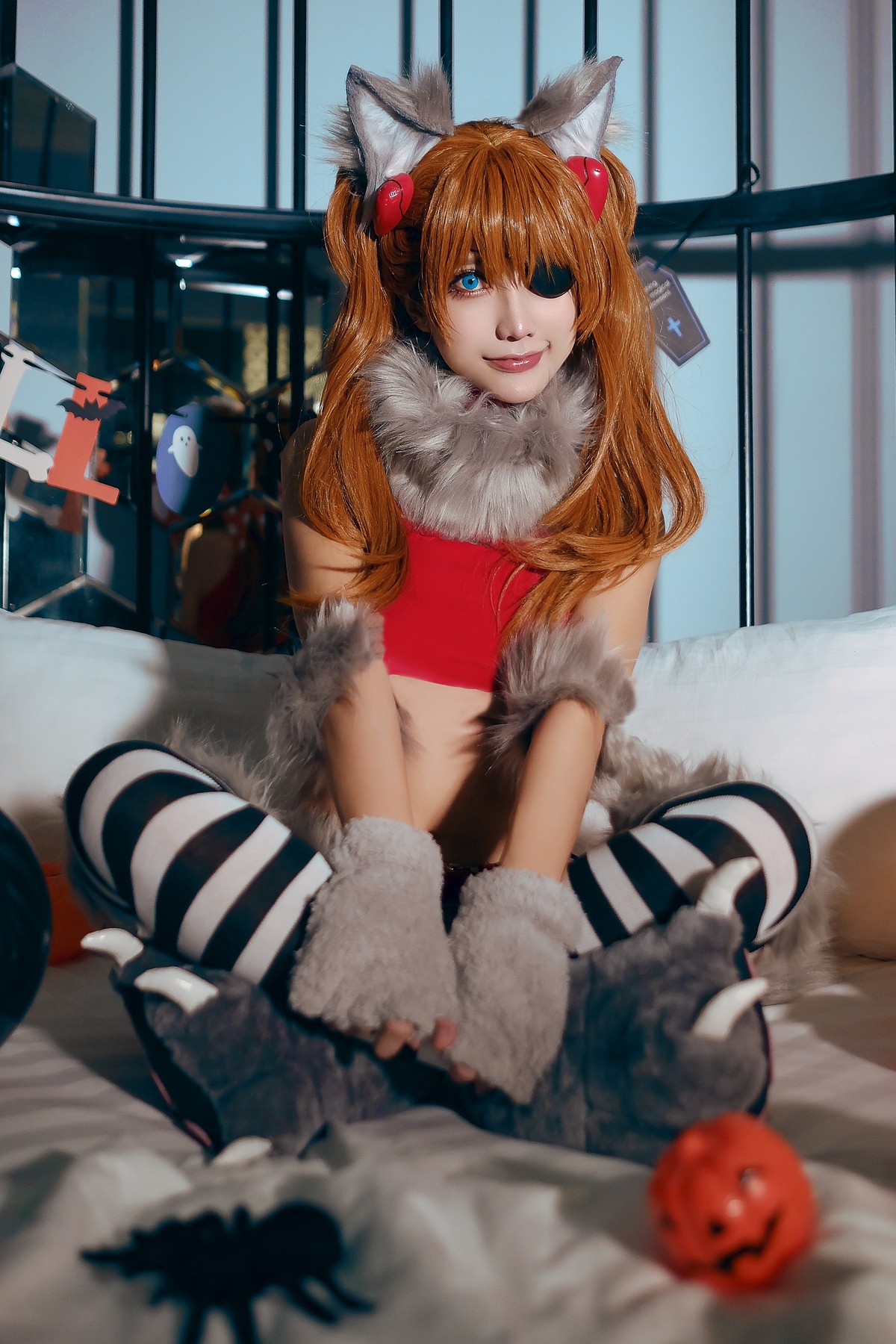 MingTao 明桃 Cosplay Asuka Werewolf 21