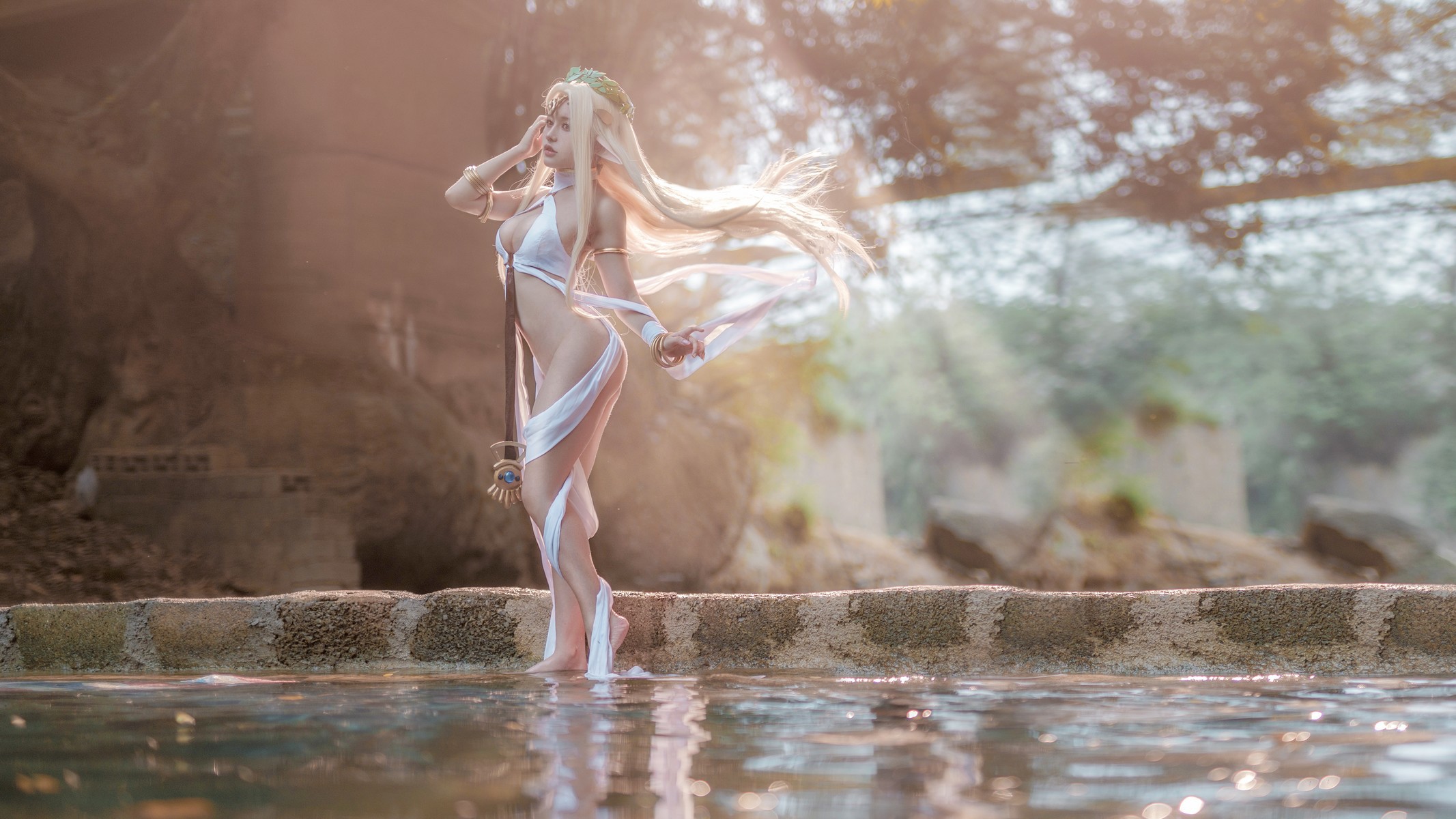 Cosplay 一笑芳香沁 黑兽白精灵 12