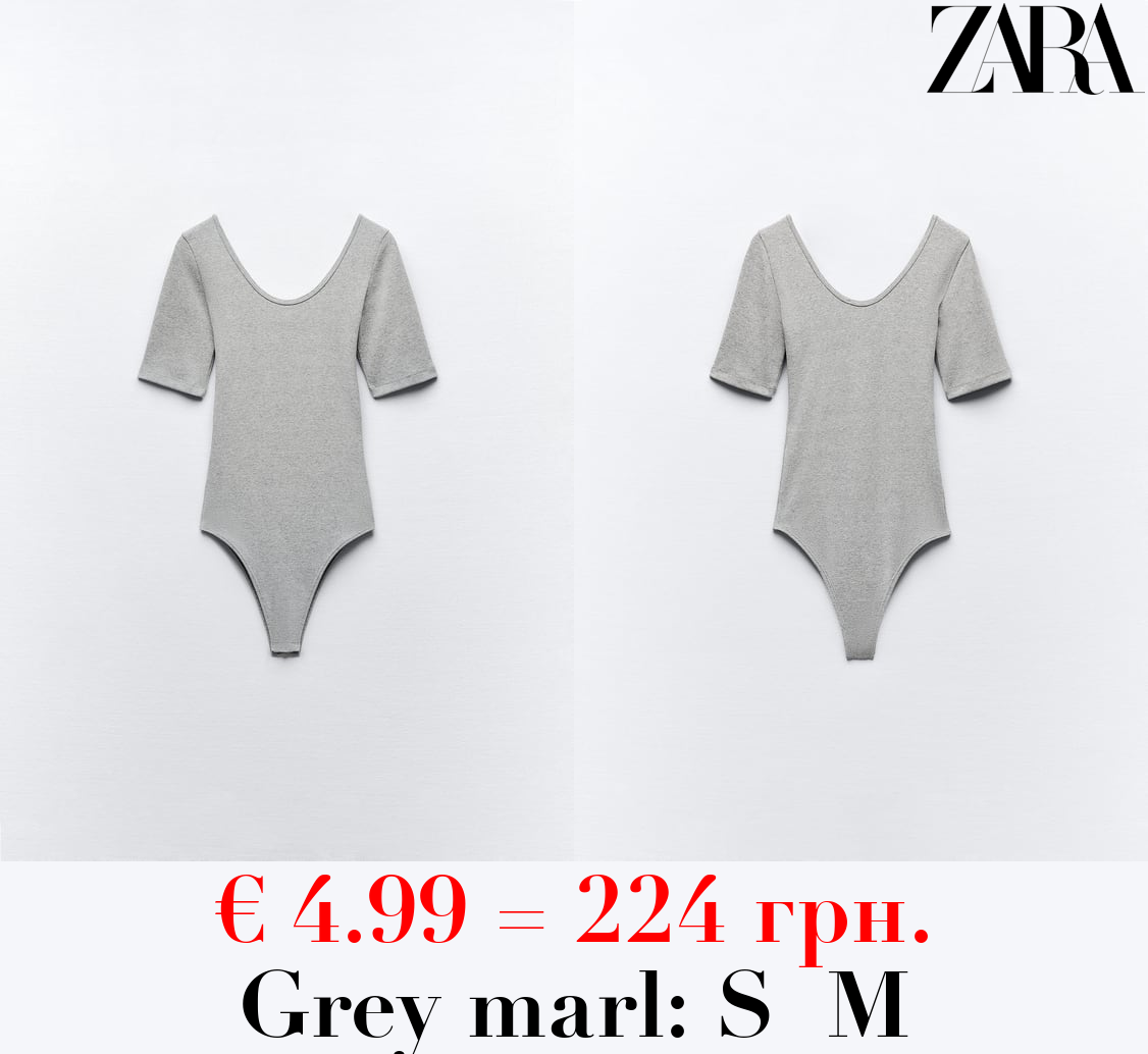 SHORT SLEEVED BODYSUIT