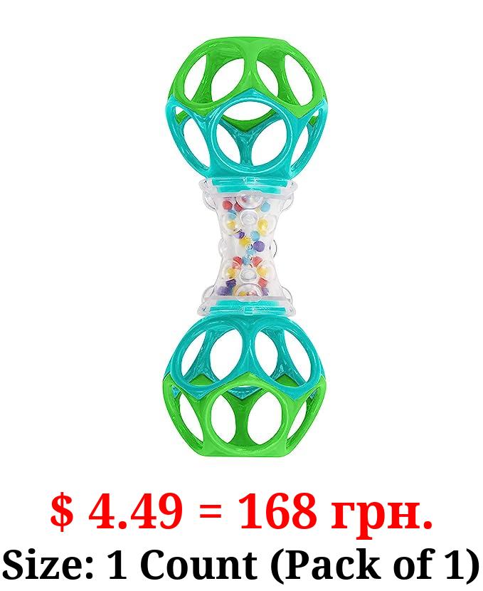 Bright Starts Oball Shaker Rattle Toy, Ages Newborn +
