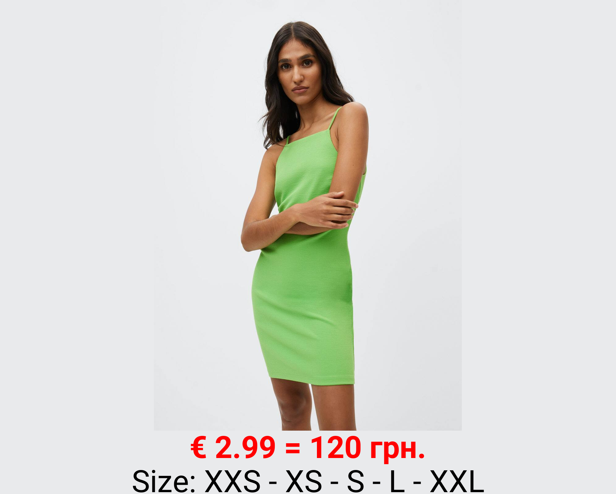 Vestido entallado canalé