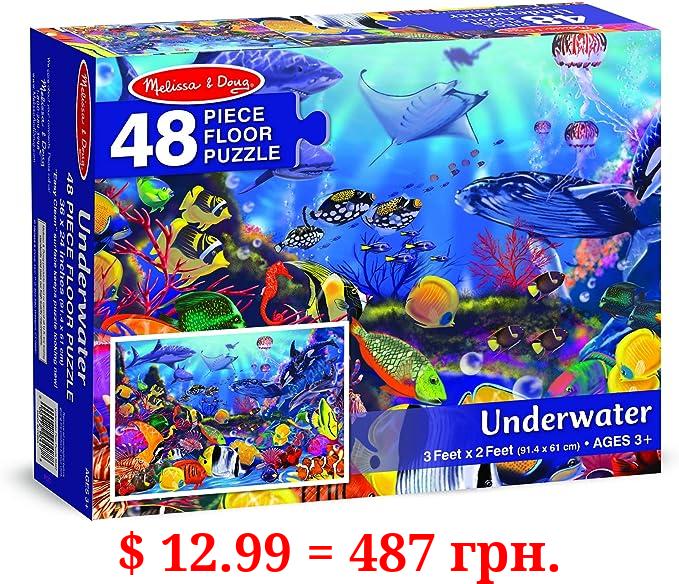 Melissa & Doug Underwater Ocean Floor Puzzle (48 pcs, 2 x 3 feet)