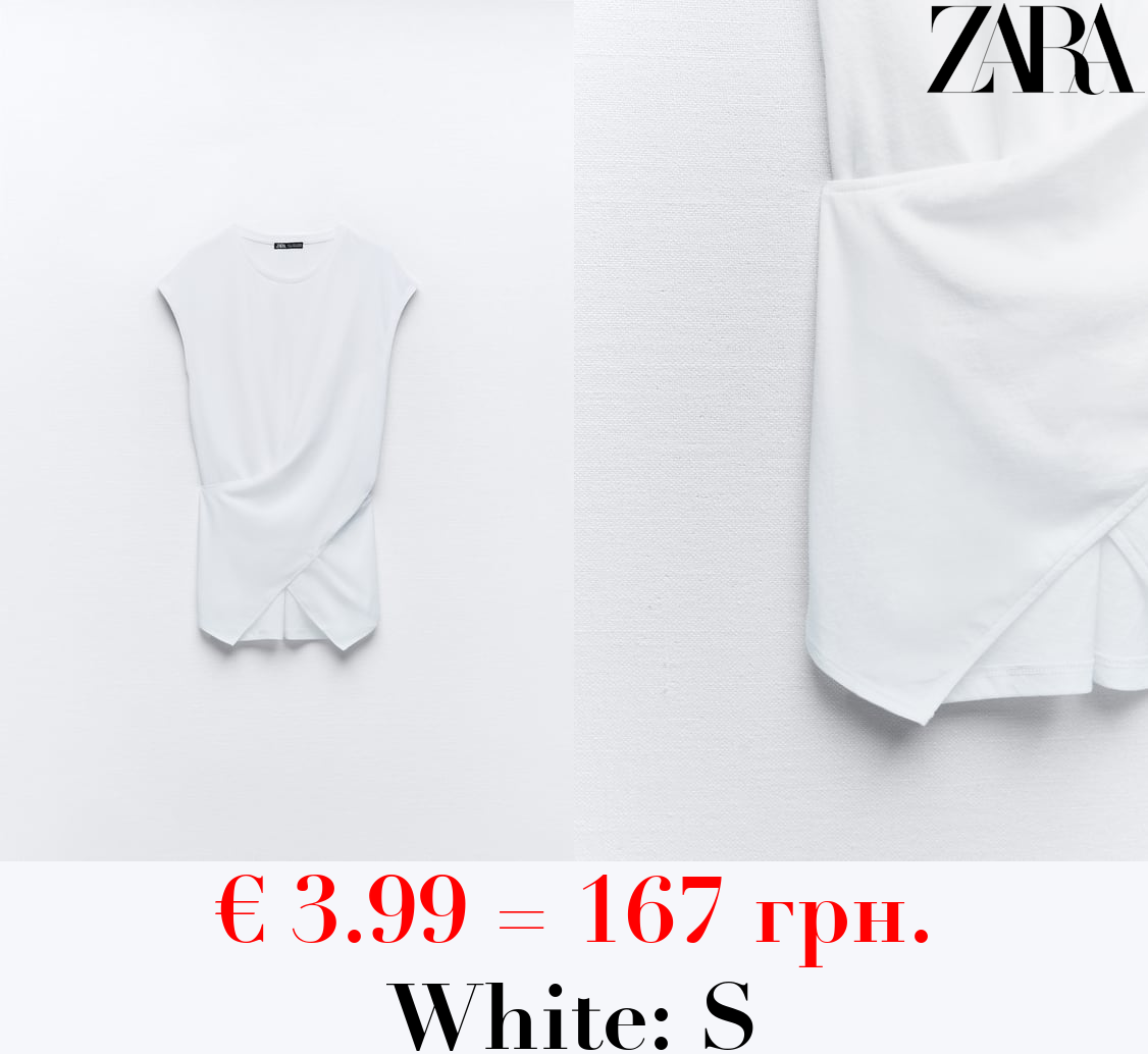 T-SHIRT WITH FRONT CROSS