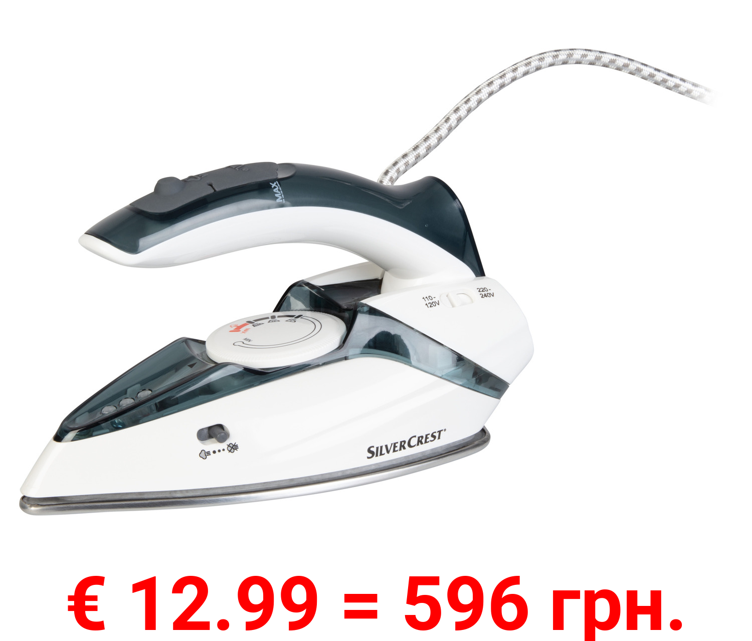 SILVERCREST® Dampfbügeleisen Reise »SDBRK 1000 A1«, klappbar