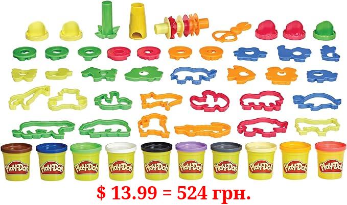 Play-Doh Animal Adventure Set, Arts and Crafts Toys for 3 Year Old Girls & Boys, 45 Tools, 10 Cans (Amazon Exclusive)