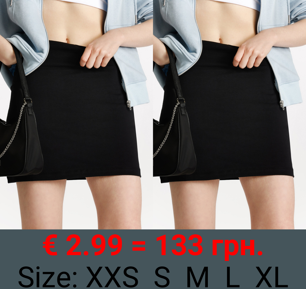 Basic mini skirt
