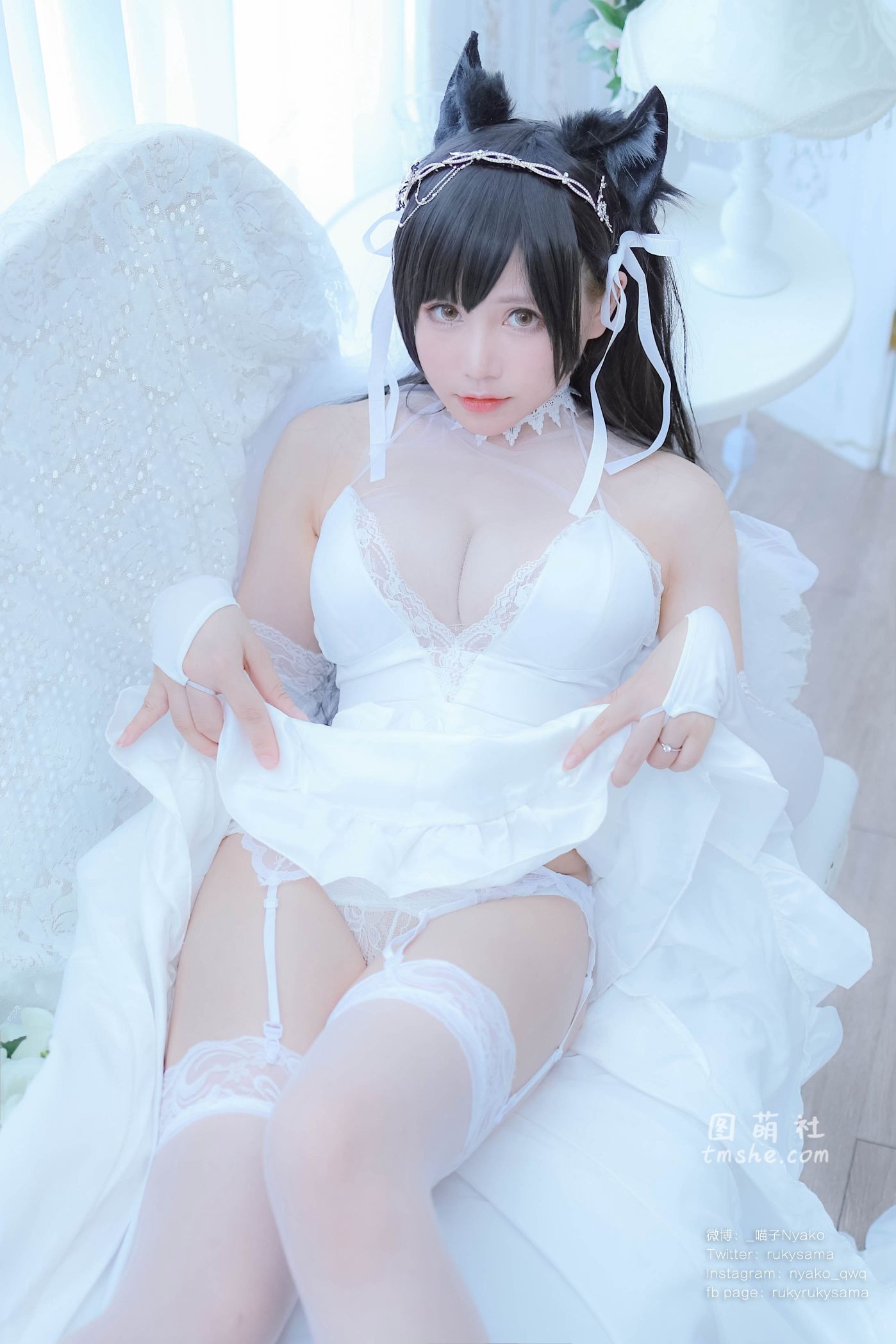 Nyako喵子 爱宕婚纱(62P177MB) 22
