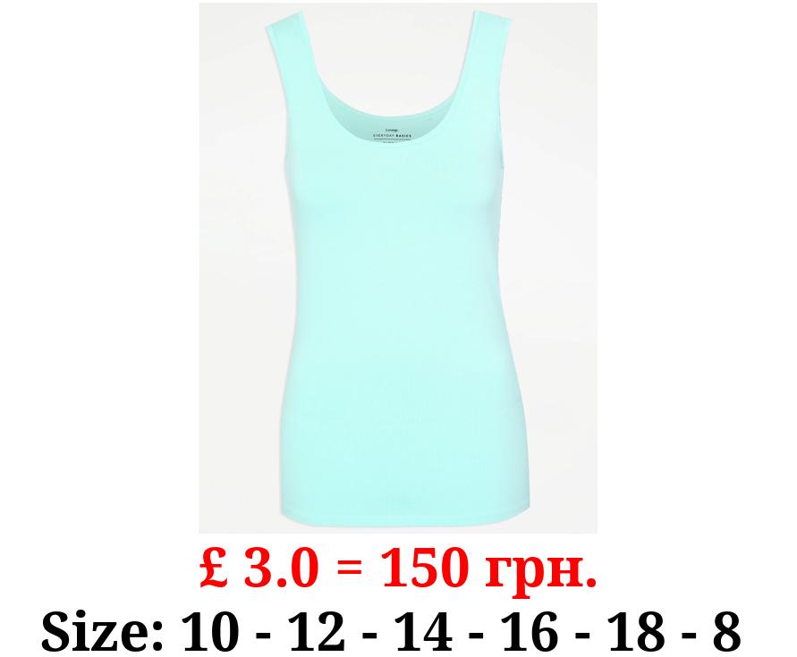 Light Blue Fitted Vest
