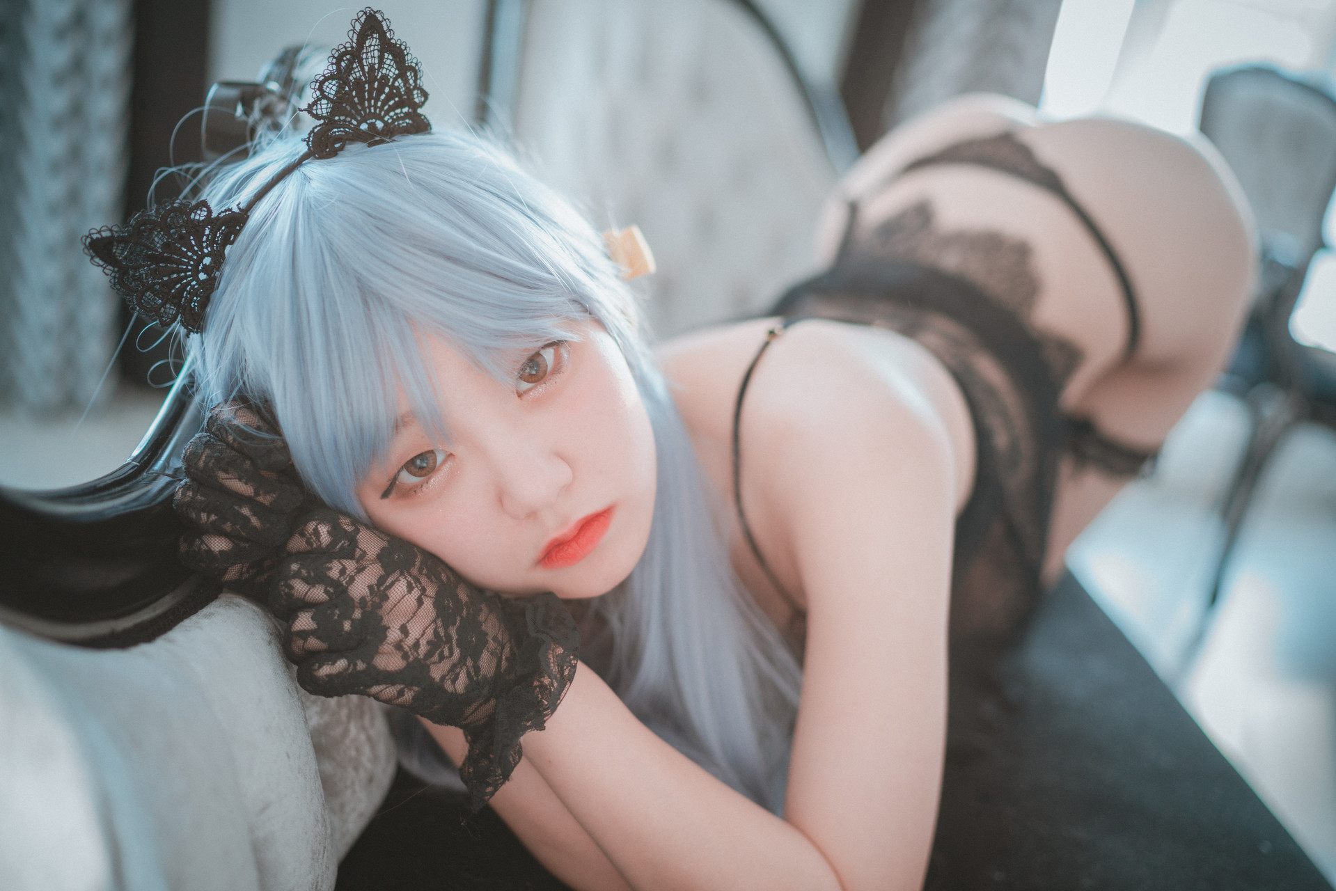 Jeong Jenny 정제니, [DJAWA] Schwarz und Wei Katzenmädchen Set.02 16