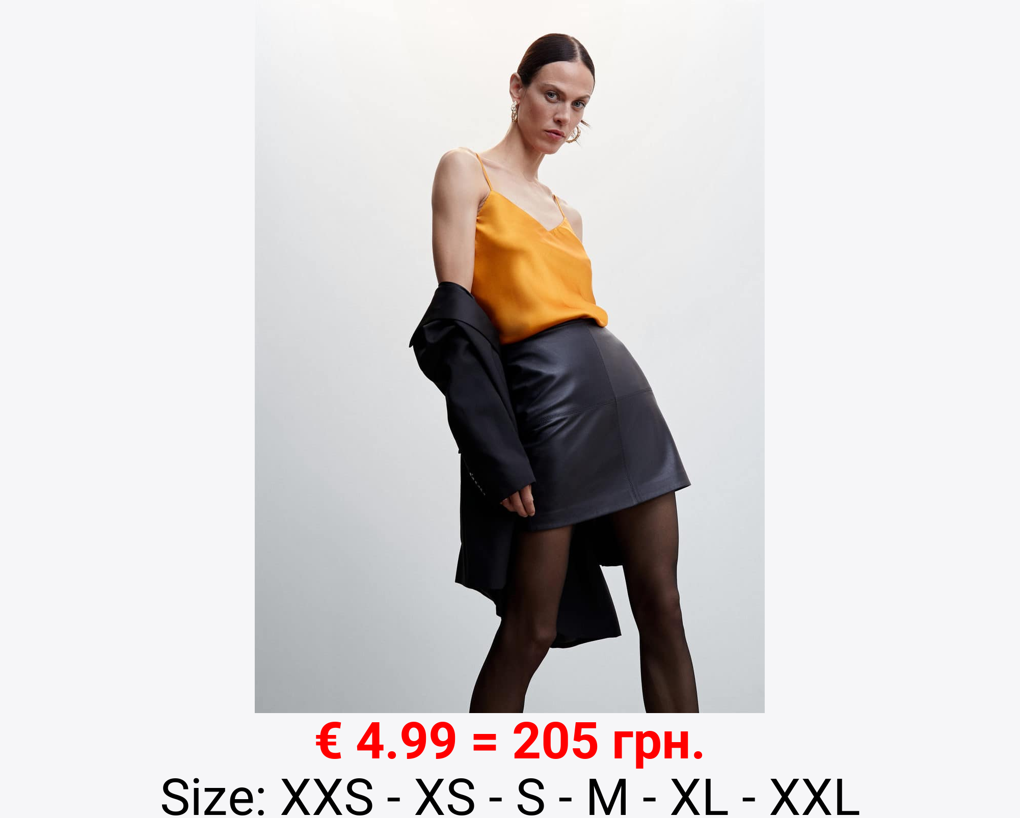 Top satinado tirantes