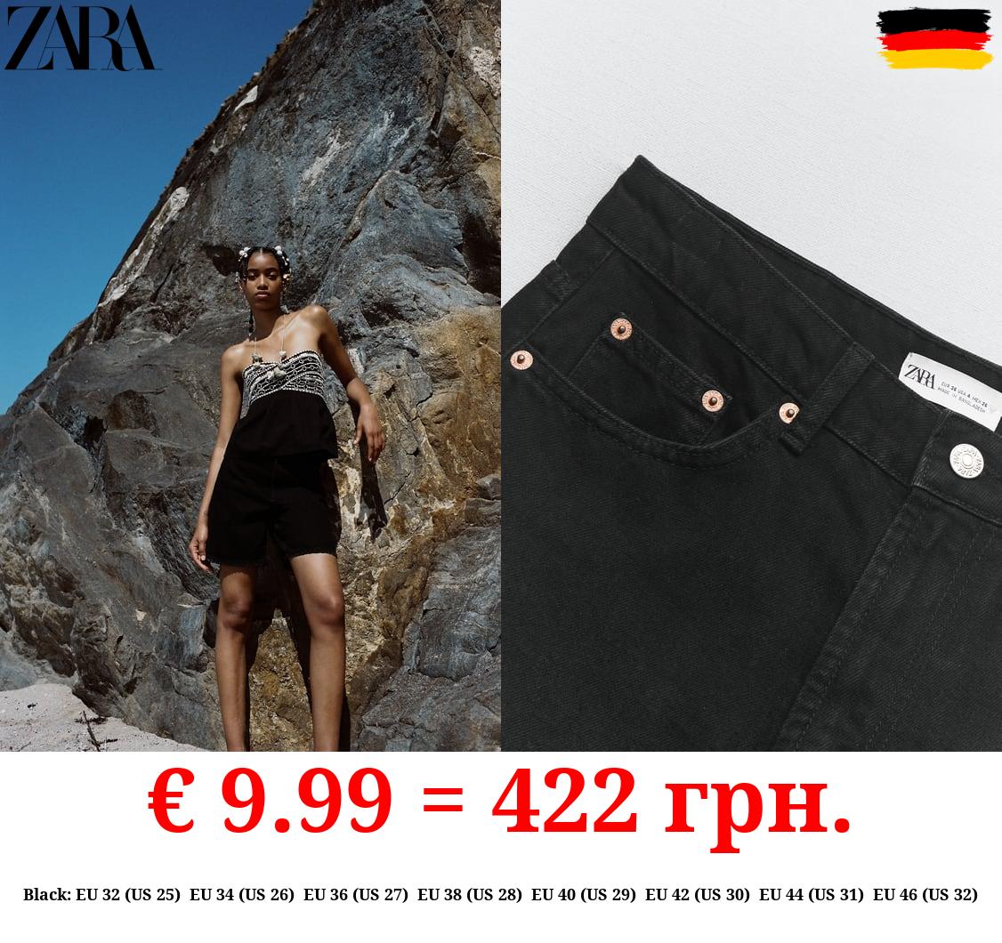 TRF REGULAR FIT MID-RISE BERMUDA SHORTS