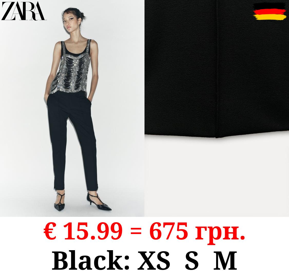 ZW COLLECTION TROUSERS WITH ZIPS