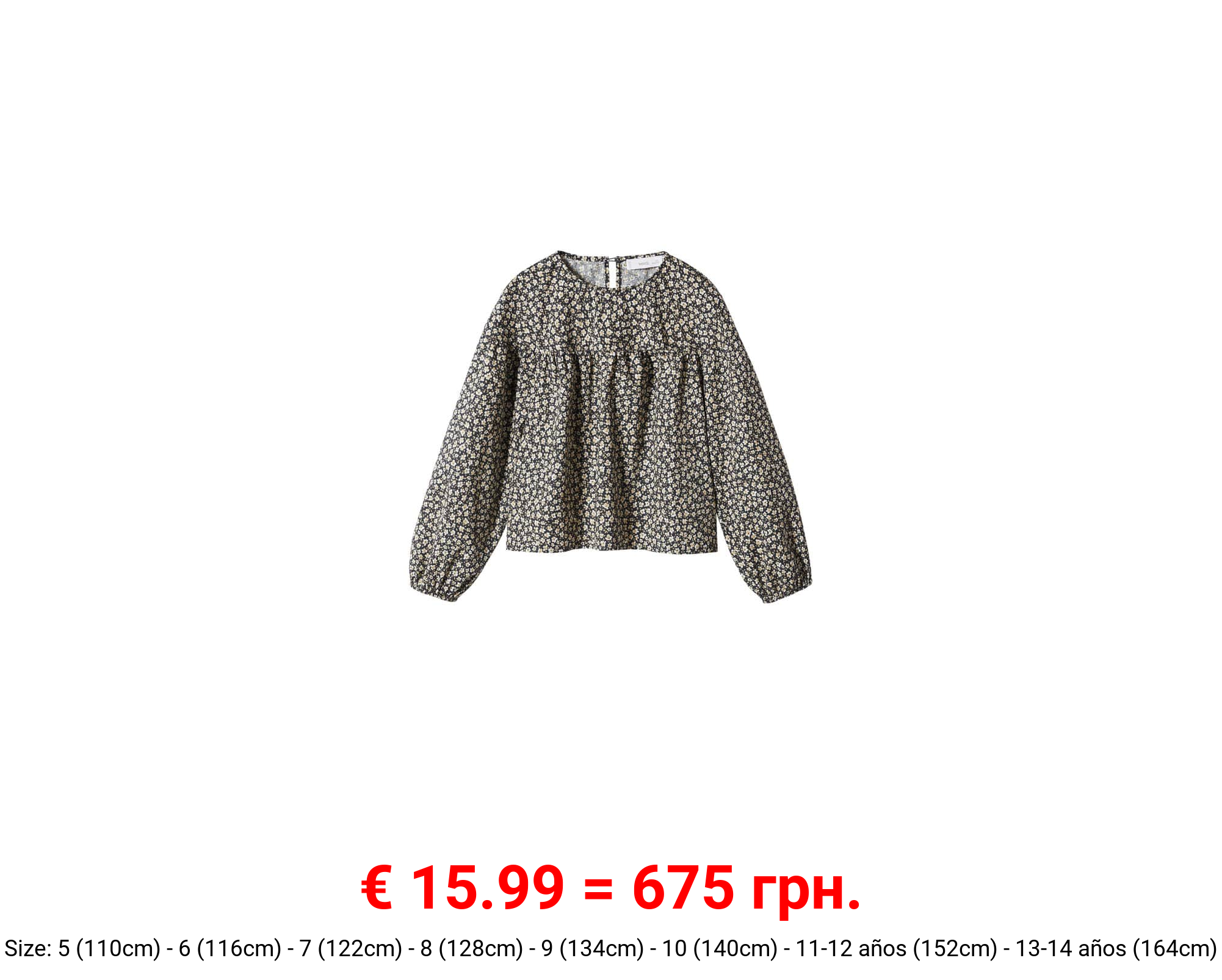 Blusa estampado flores