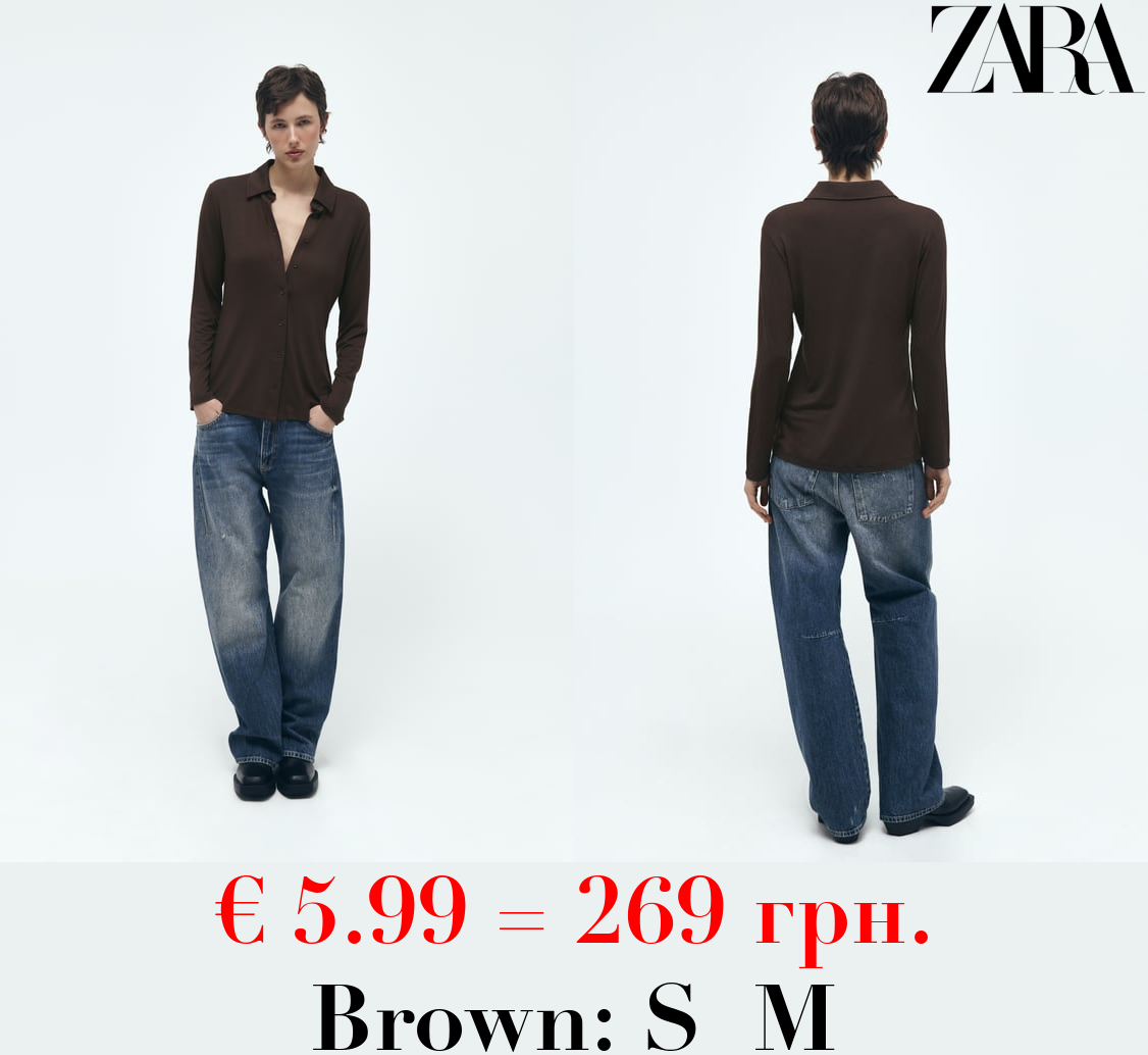 FITTED SHIRT WITH BUTTONS