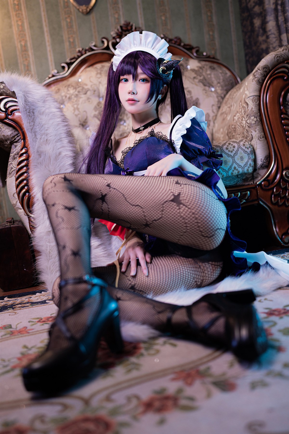阿包也是兔娘 Cosplay 莫娜女仆 19