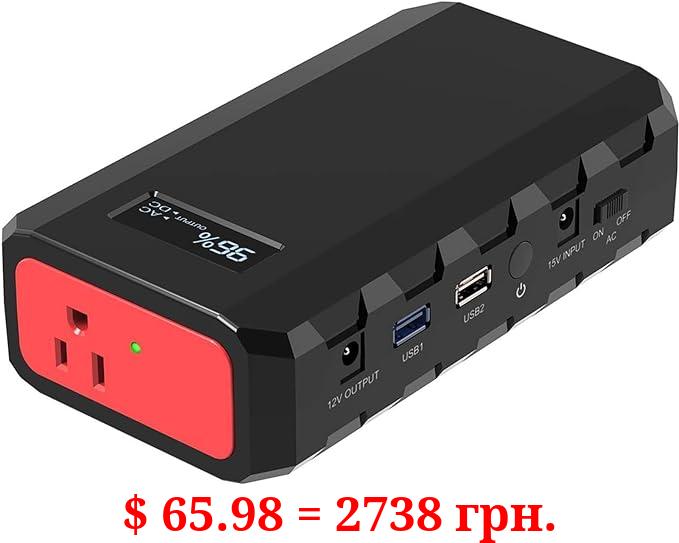 SinKeu 88.8Wh|65Watts Portable Laptop Charger with AC Outlet, A Super Travel Portable Battery Pack & Power Bank for HP, Notebooks, MacBook, Laptops