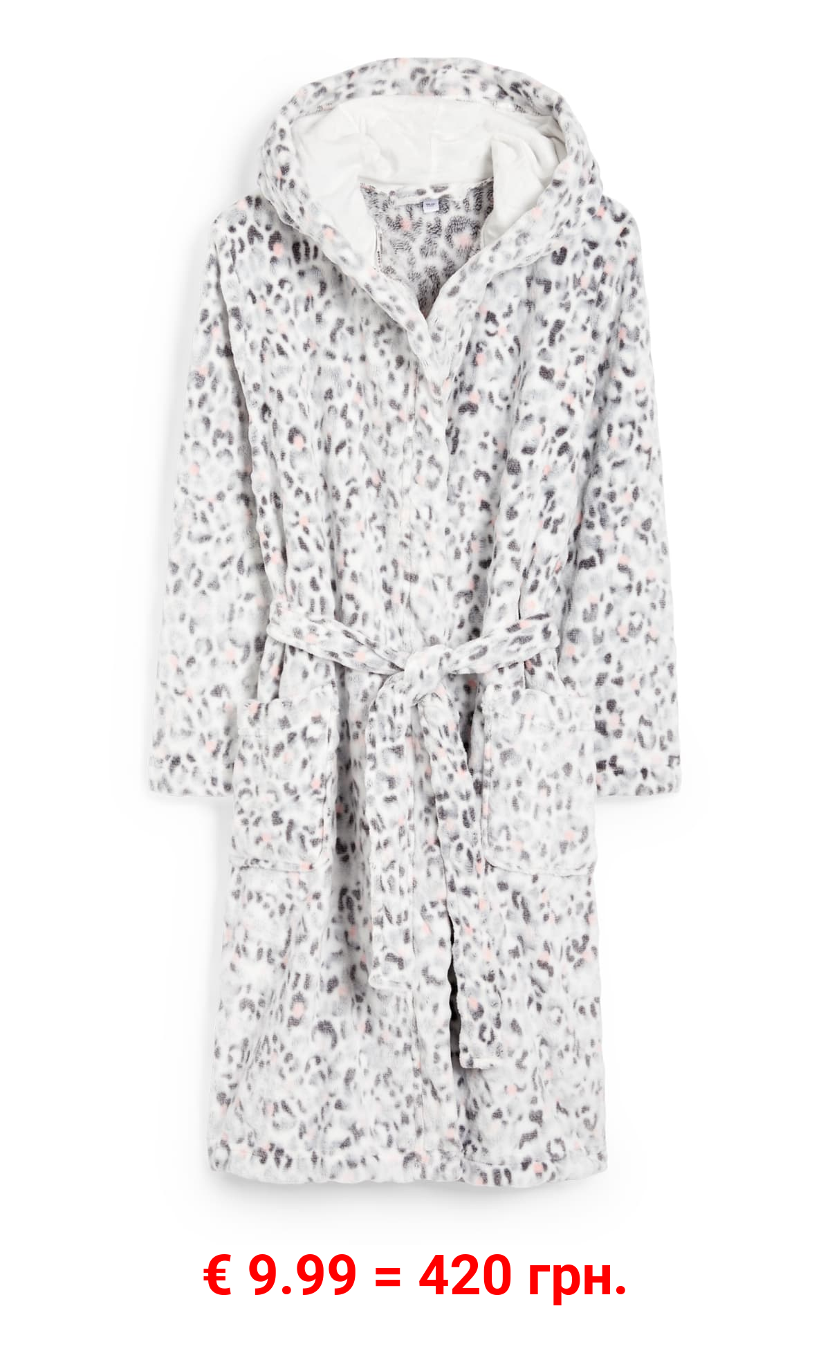 Bademantel mit Kapuze