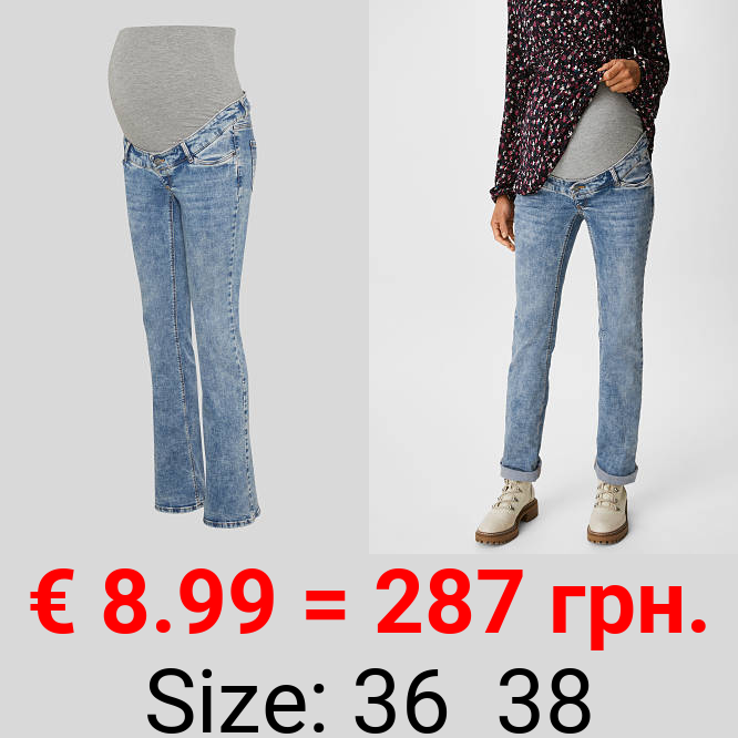 Slim Jeans - Umstandsjeans - Bio-Baumwolle