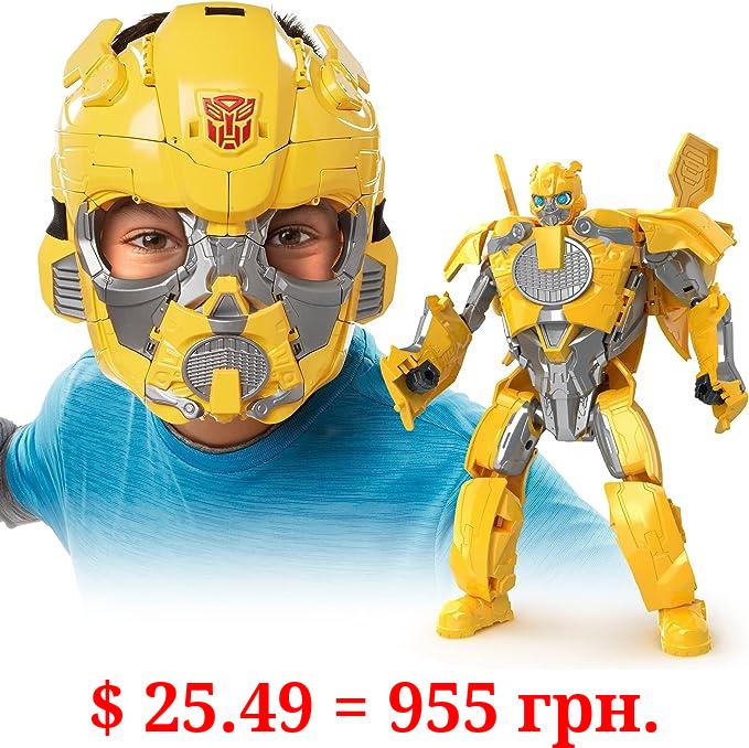 Transformers Toys Rise of The Beasts Movie Bumblebee 2-in-1 Converting Roleplay Mask Action Figure for Ages 6 and Up, 9-inch