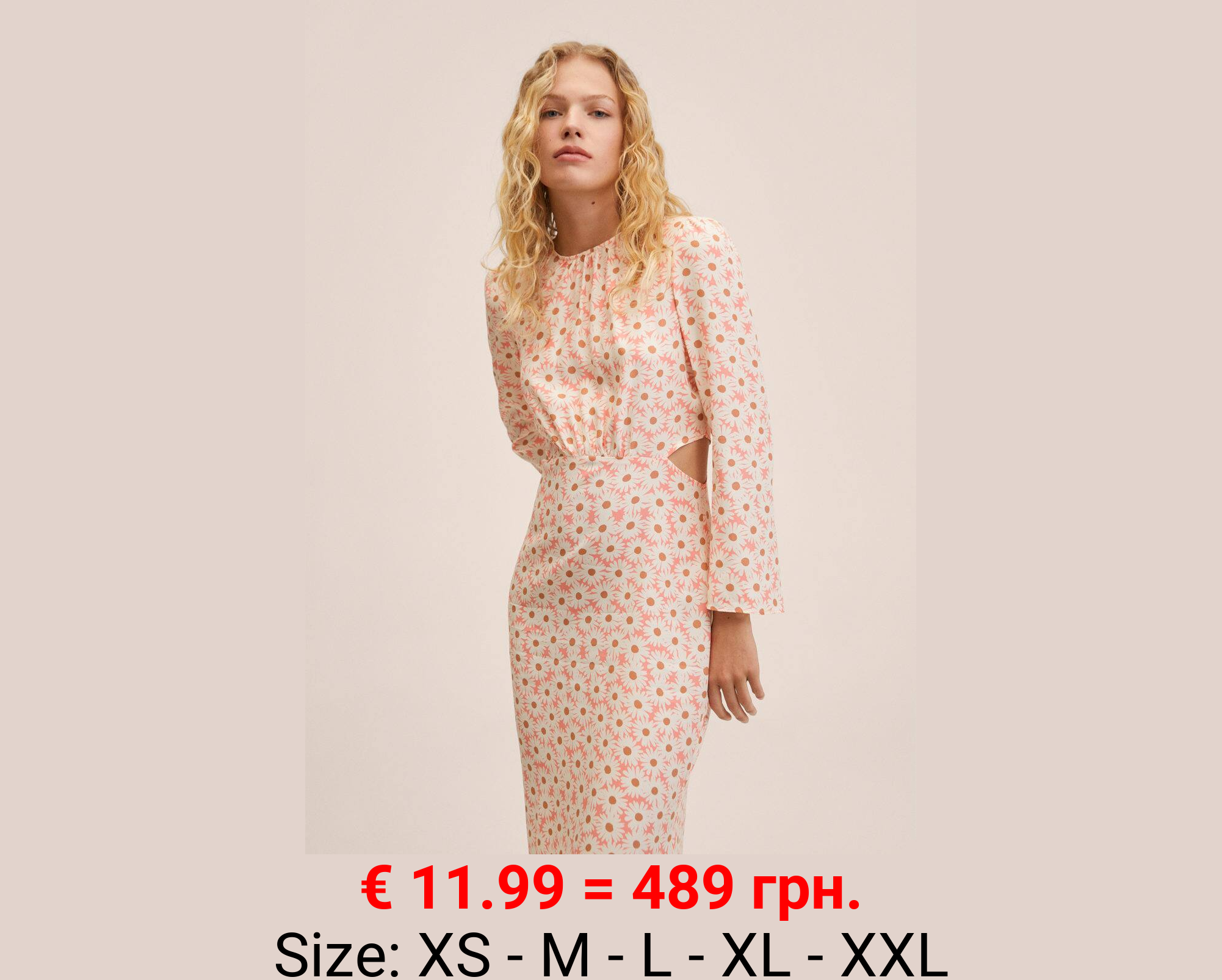 Vestido fluido aberturas