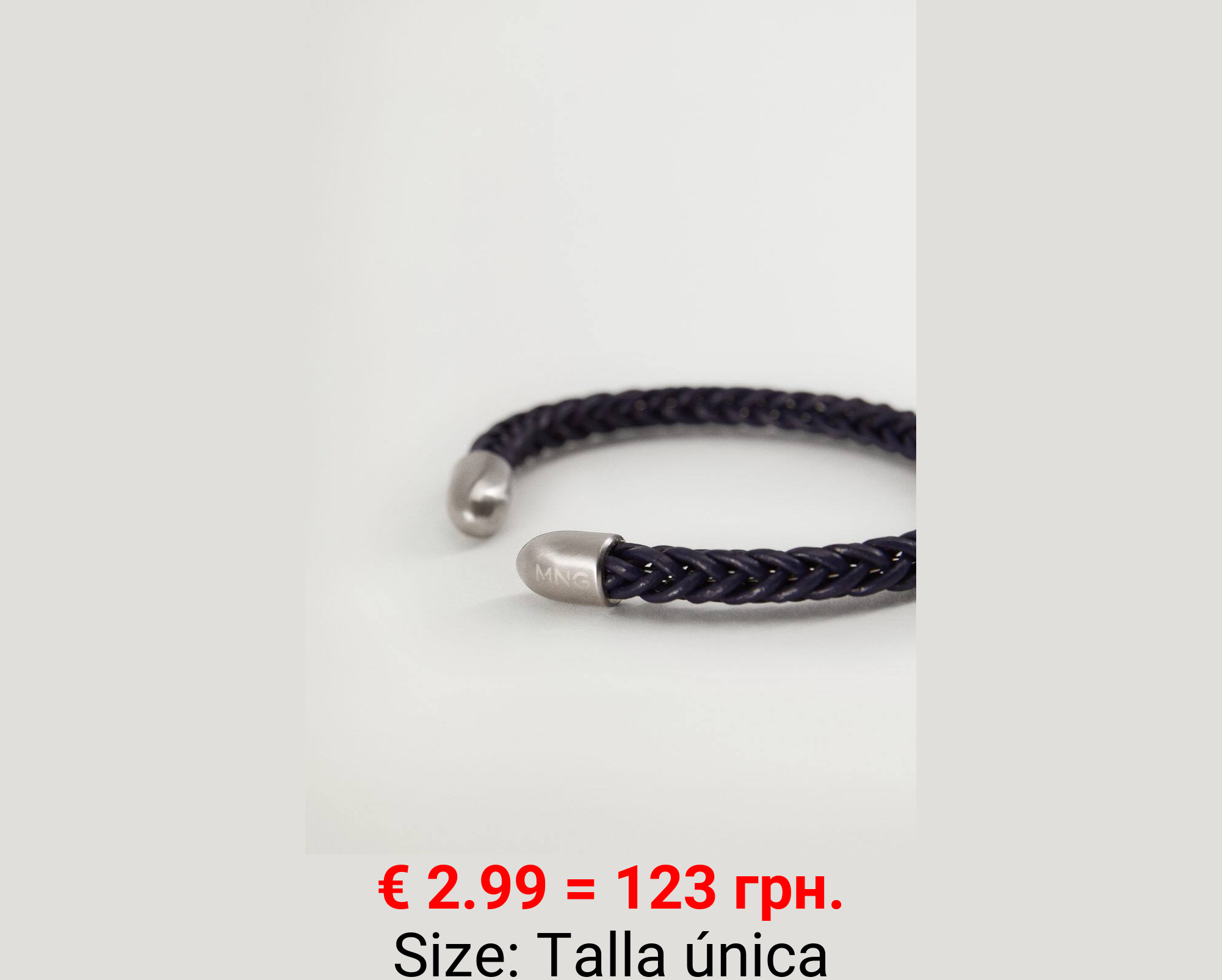 Pulsera piel trenzada