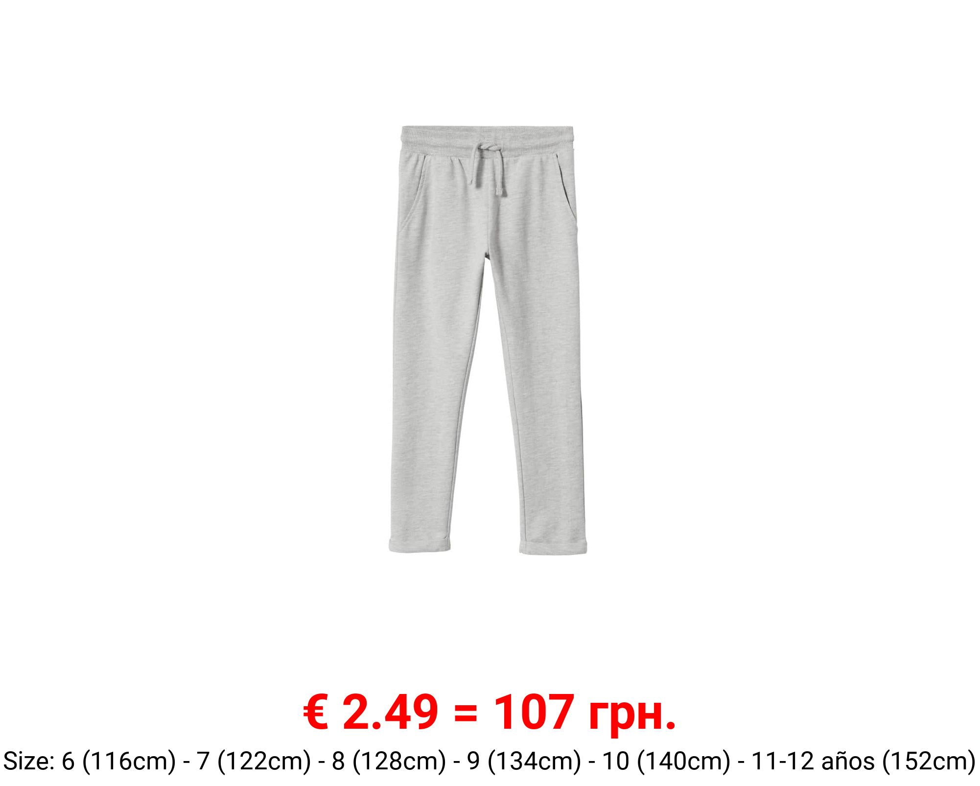 Pantalón jogger algodón