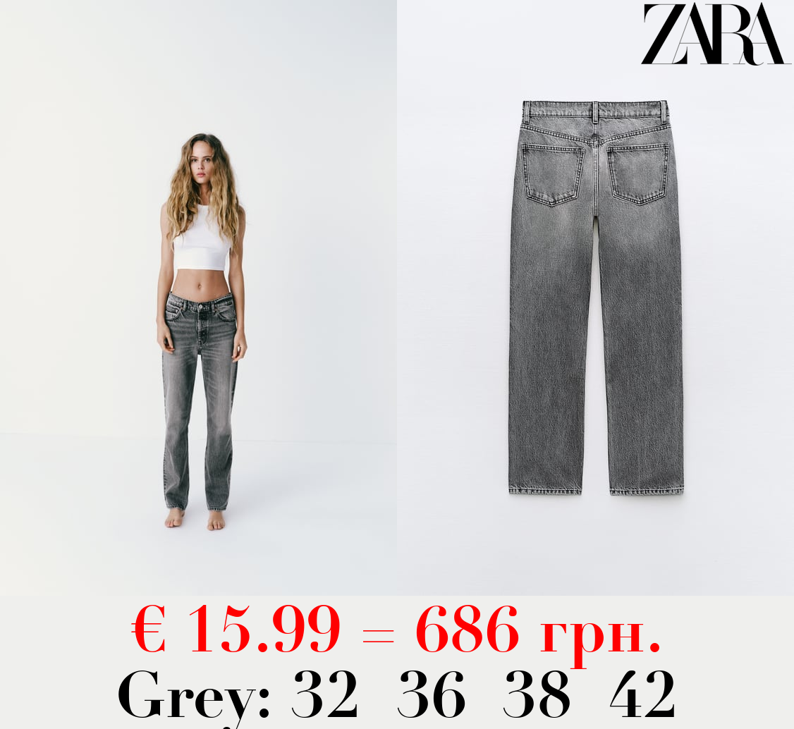 TRF BOYFRIEND LOW-RISE JEANS