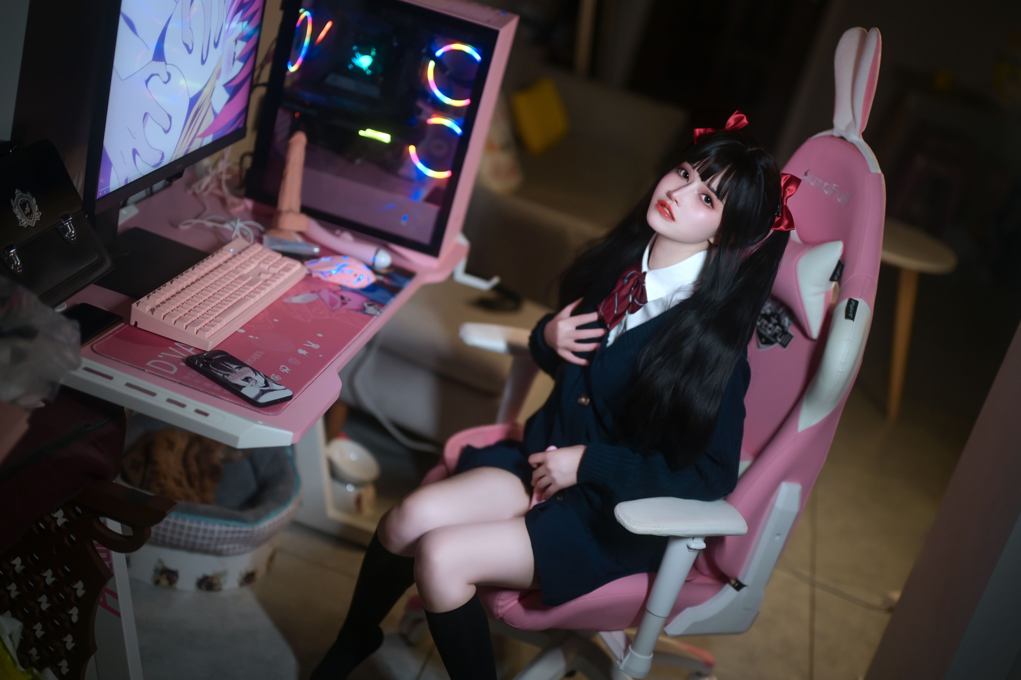 鹿八岁 少女的悸动XJK双马尾 54