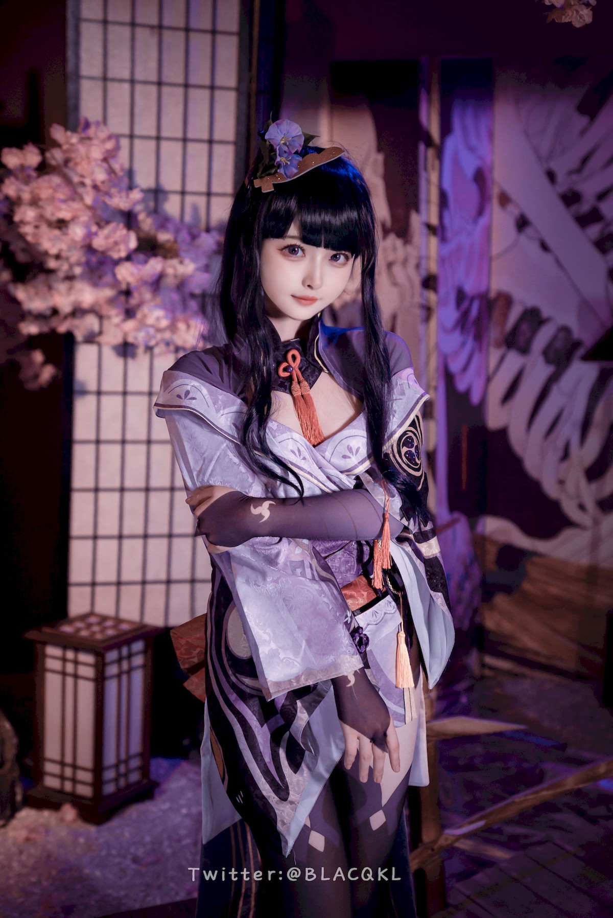 Cosplay 白莉愛吃巧克力 雷電將軍 21