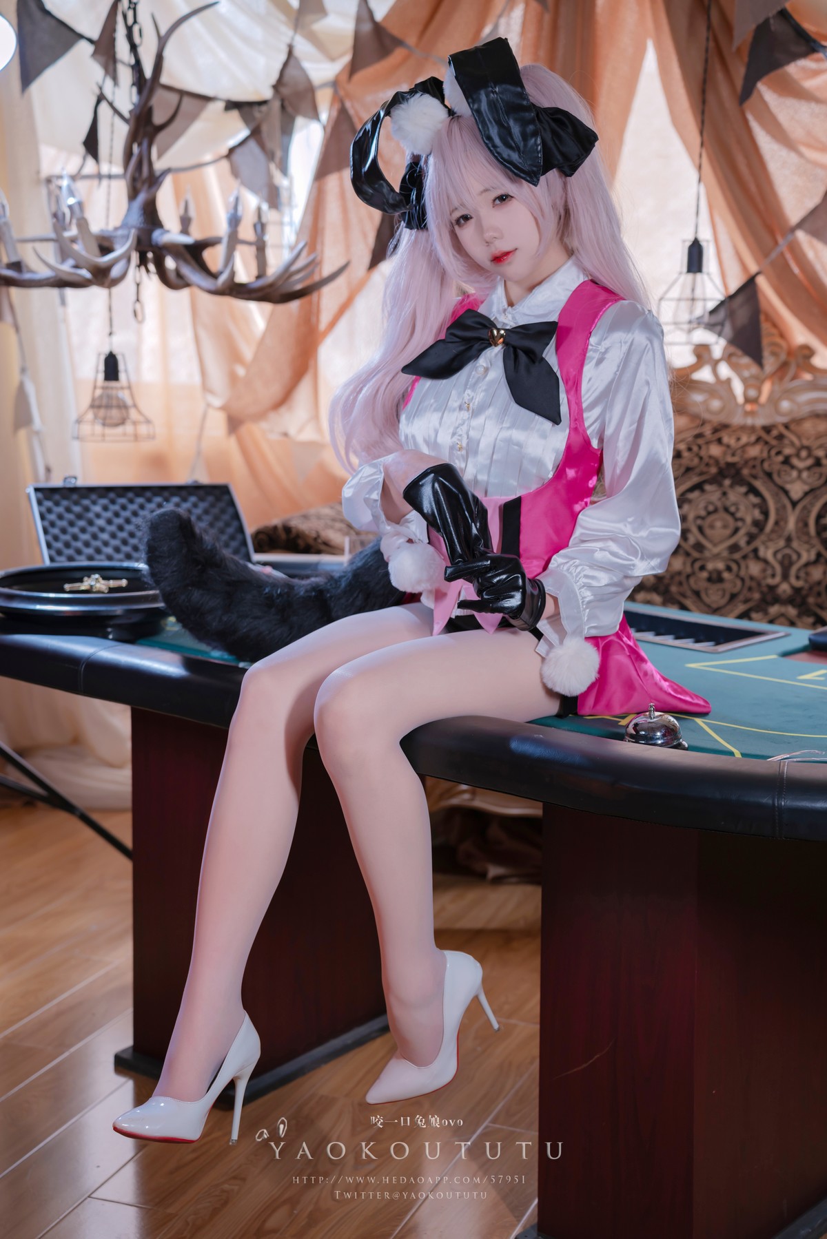 Cosplay 黏黏团子兔 六月订阅『高扬斯卡娅兔女郎』小剧场 21